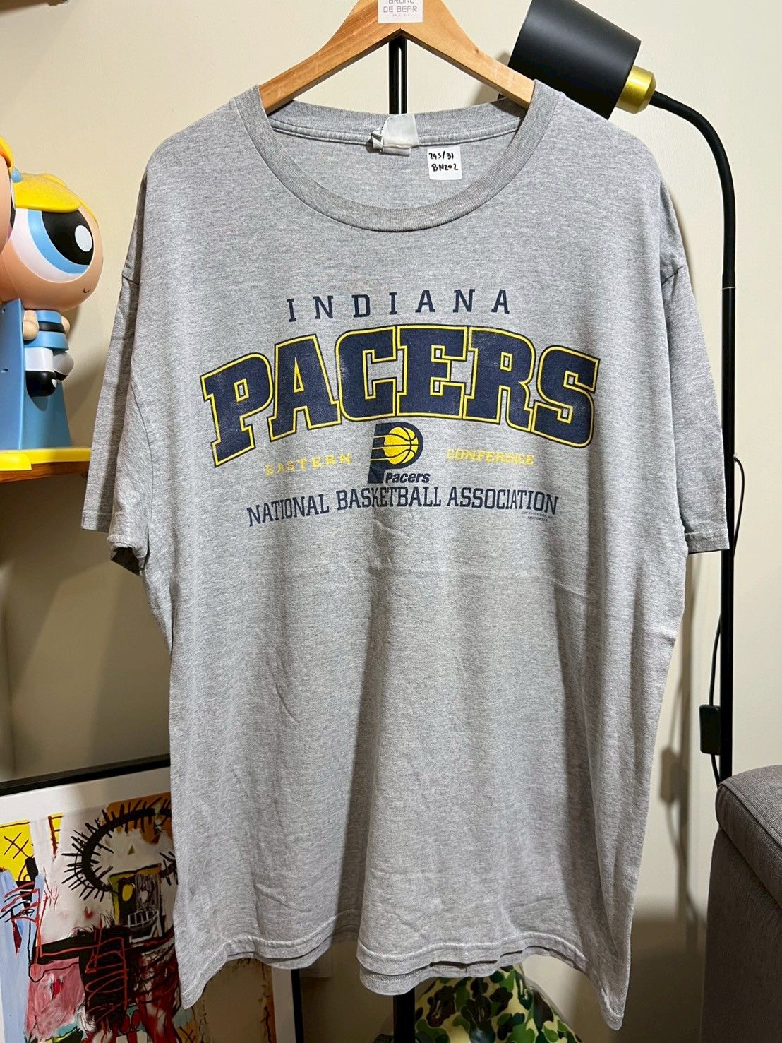 NBA × Vintage Vintage Indiana Pacers Shirt NBA bnz02 Size US XL / EU 56 / 4 - 3 Thumbnail
