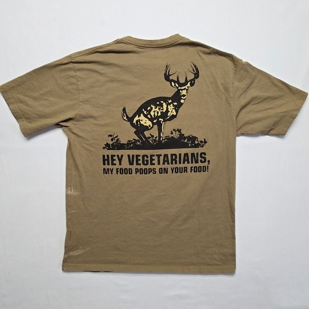Bass Pro Shops Bass Pro Shops Graphic Tee Deer Humor Brown Outdoor Shirt M Size US M / EU 48-50 / 2 - 1 Thumbnail