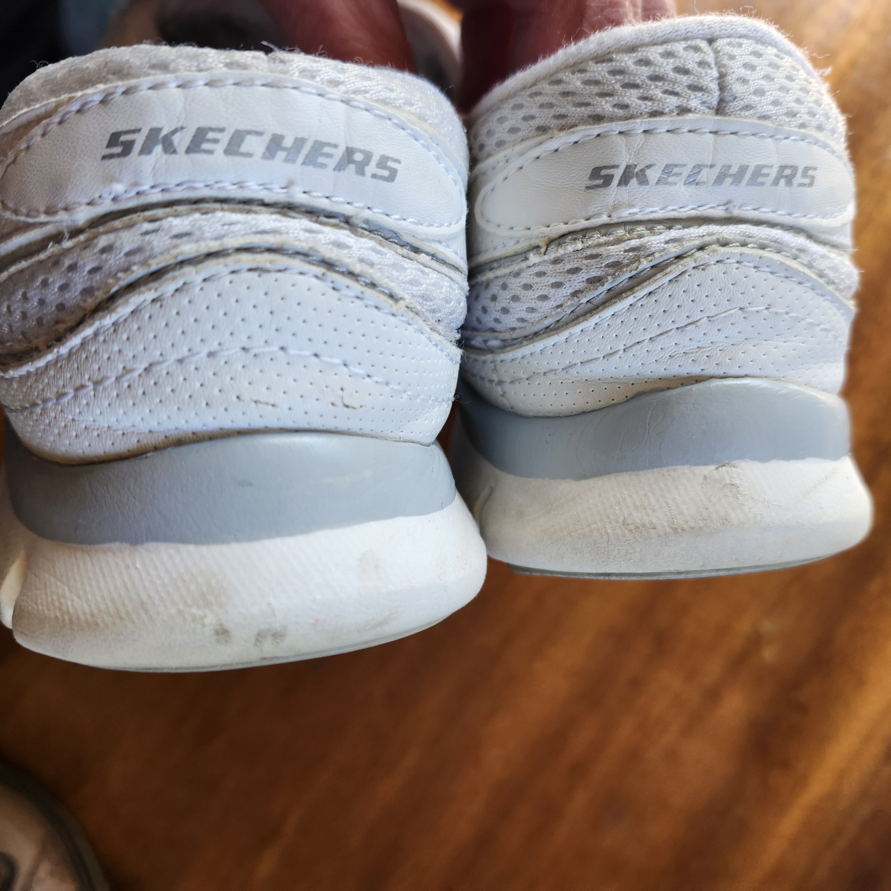 SKECHERS Skechers Flex Appeal Womens White Lace Athletic Shoes 7.5 Size US 7.5 / IT 37.5 - 3 Thumbnail