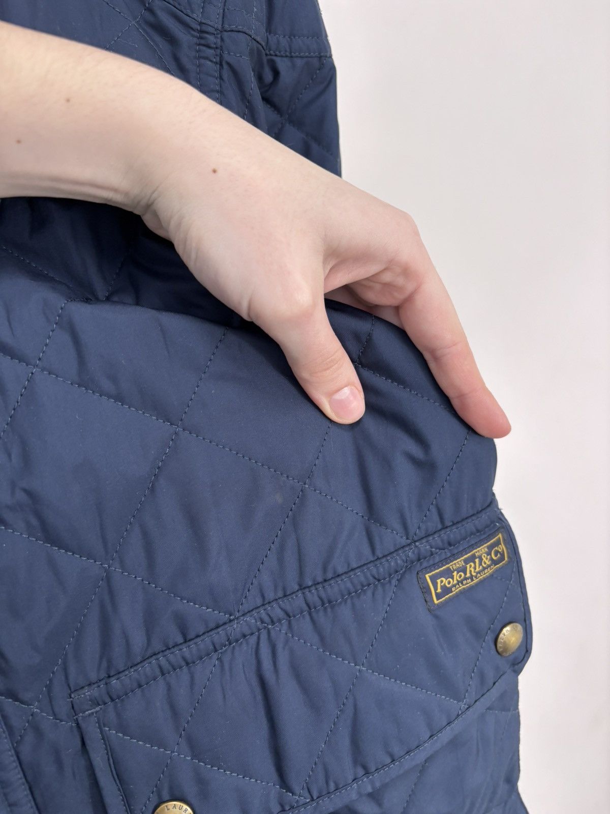 Polo Ralph Lauren Polo Ralph Lauren Men’s Navy Blue Diamond Quilted Jacket Size US S / EU 44-46 / 1 - 11 Thumbnail