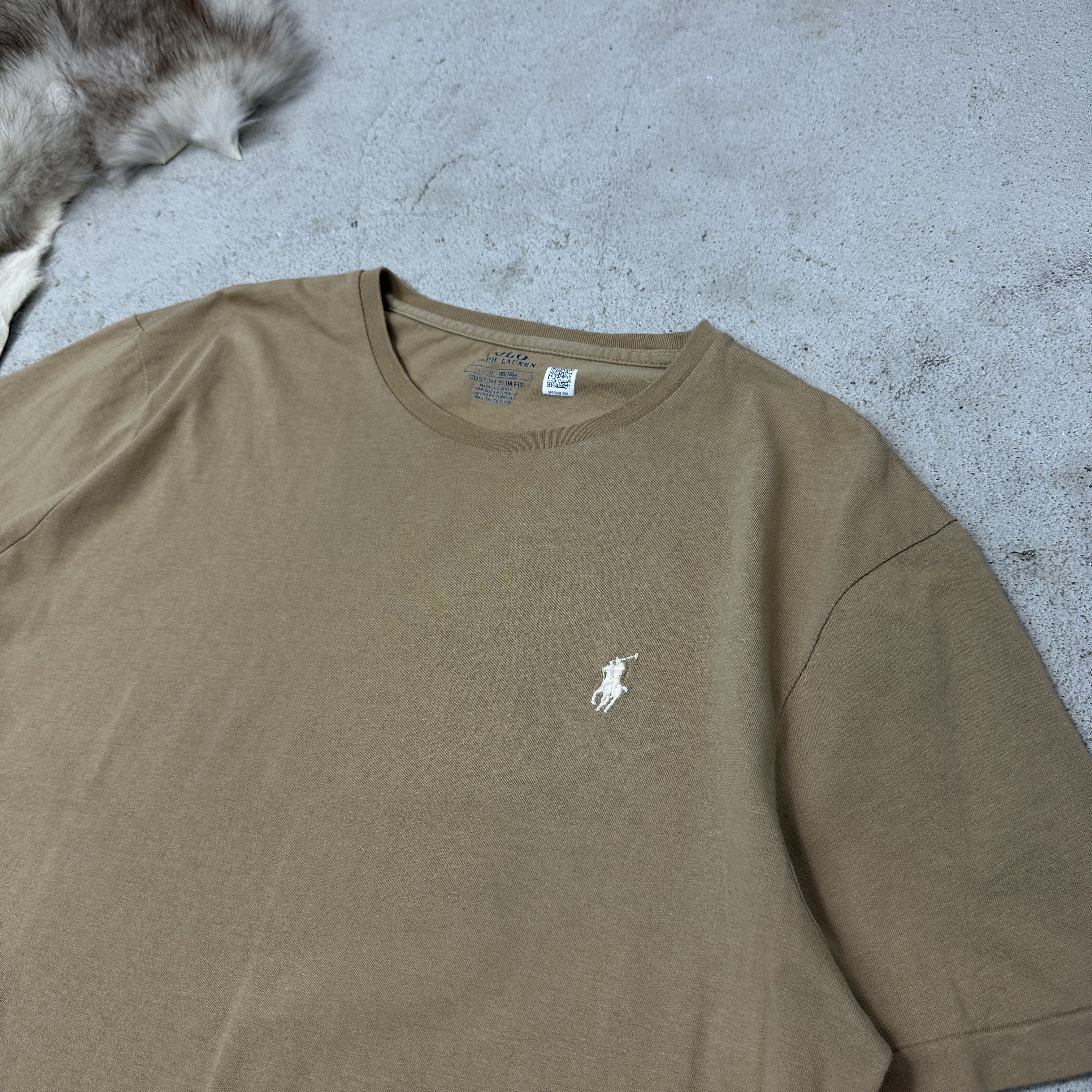 Polo Ralph Lauren Vintage Preppy Sporty Beige Polo Ralph Lauren T-shirt Y2K Size US L / EU 52-54 / 3 - 2 Thumbnail