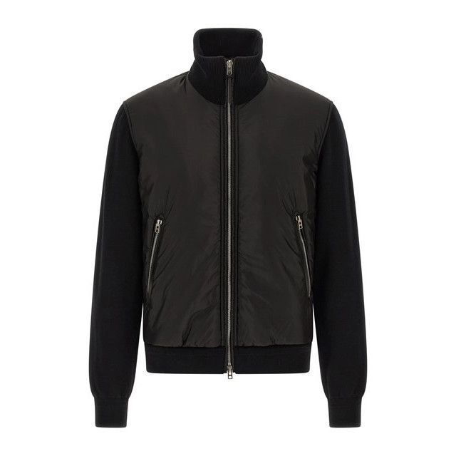 TOM FORD Black Wool Bomber Jacket New & Authentic (Men's siz