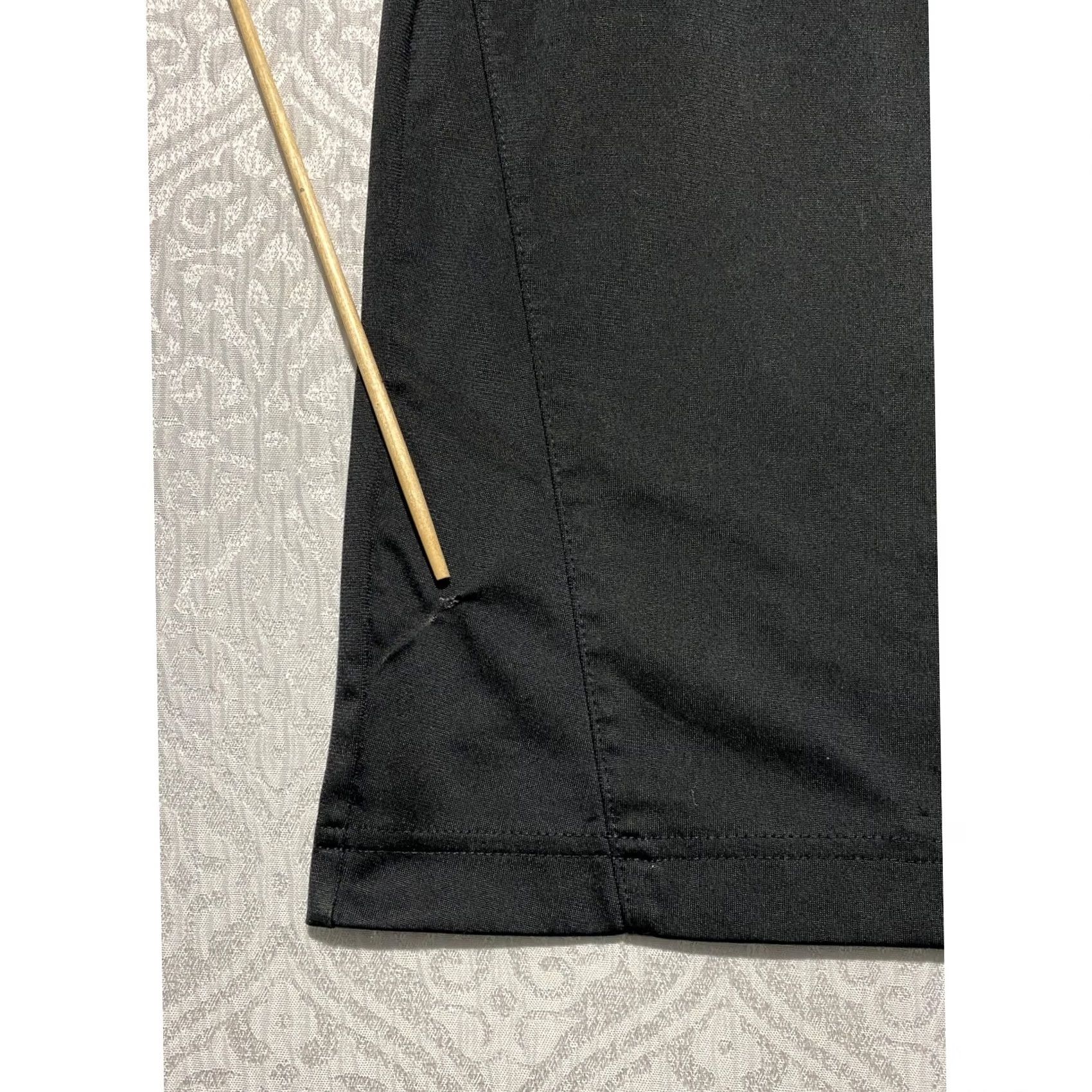 Reebok Reebok Track Pants Mens XL Black Polyester Straight Leg Drawstring Size US 36 / EU 52 - 3 Thumbnail