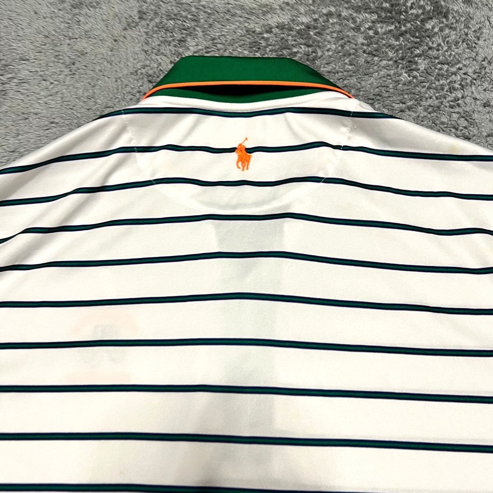 RLX Ralph Lauren RLX Polo Ralph Lauren Shirt Mens Large 2017 US Open Golf Performance Stripe White L Mens Shirt Size US L / EU 52-54 / 3 - 5 Thumbnail
