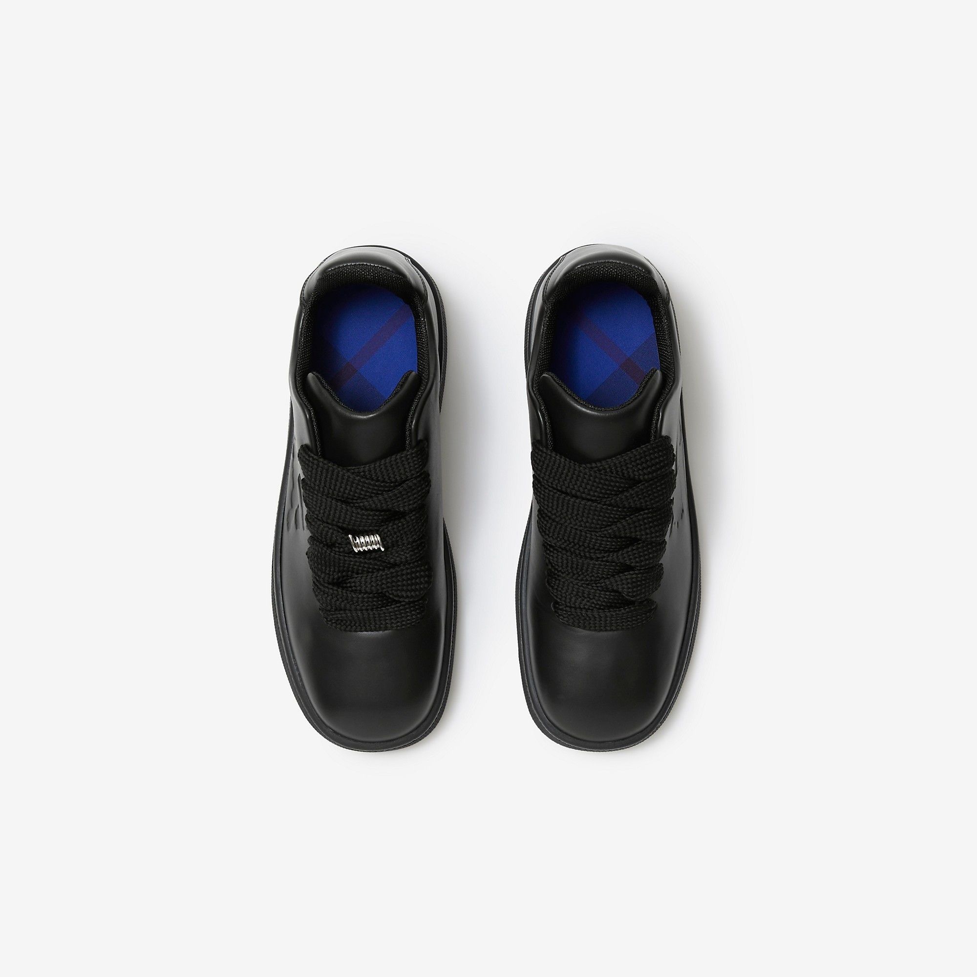 Burberry o1w1db10126 Leather Box Sneakers in Black Size US 7 / EU 40 - 5 Thumbnail