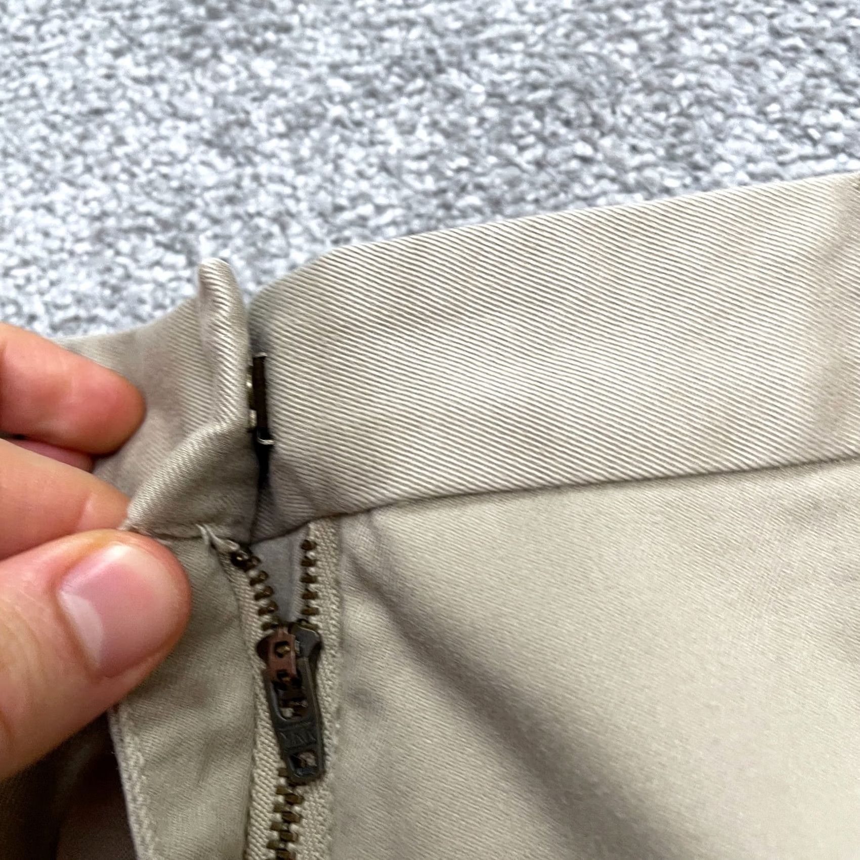 Lands' End VINTAGE Lands' End Bermuda Chino Shorts Womens 4 Brown High Rise Cotton Casual Preppy Size 27" / US 4 / IT 40 - 4 Thumbnail