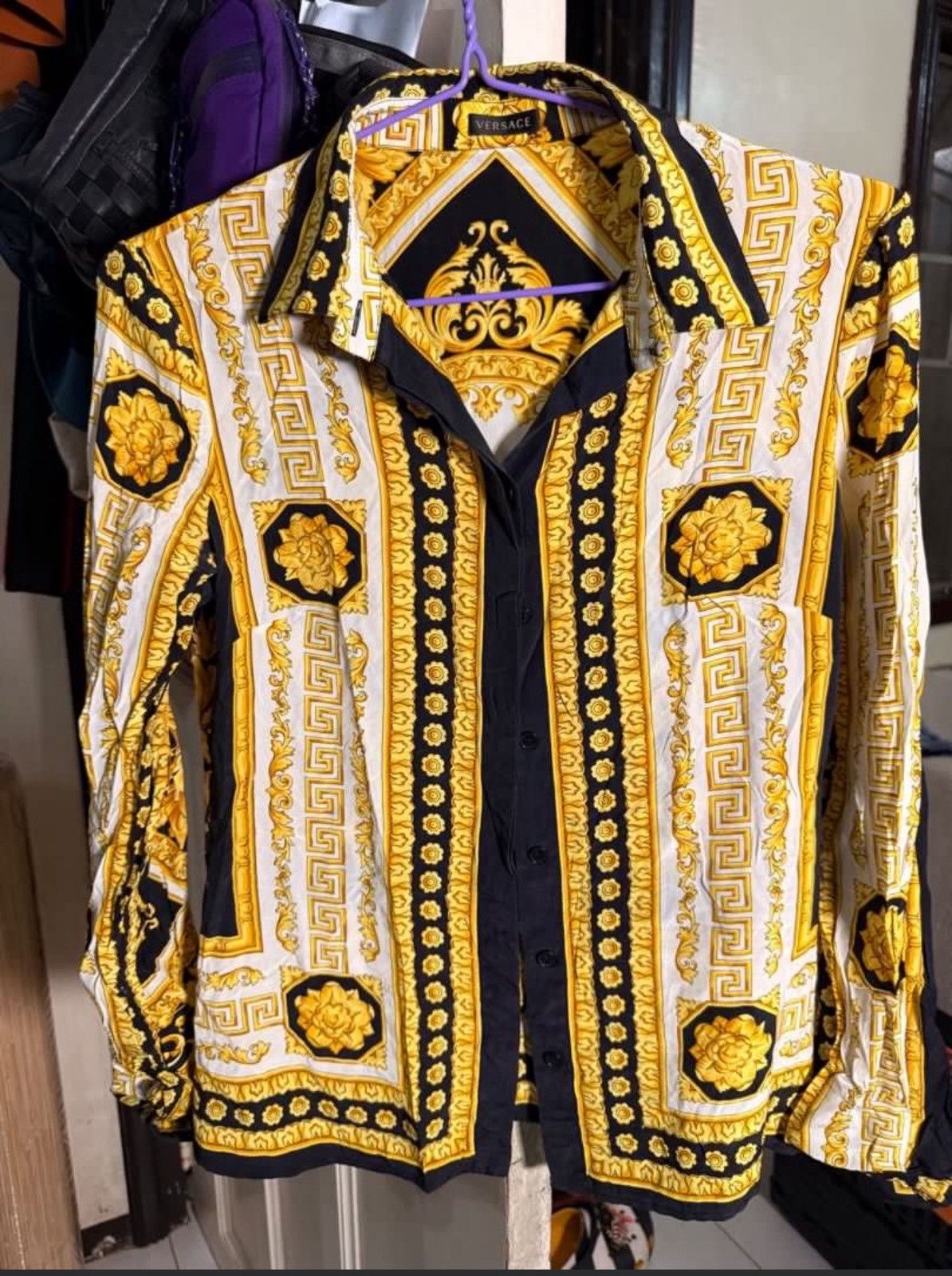 Versace Versace Silk Shirt Button Up Size S / US 4 / IT 40 - 5 Thumbnail