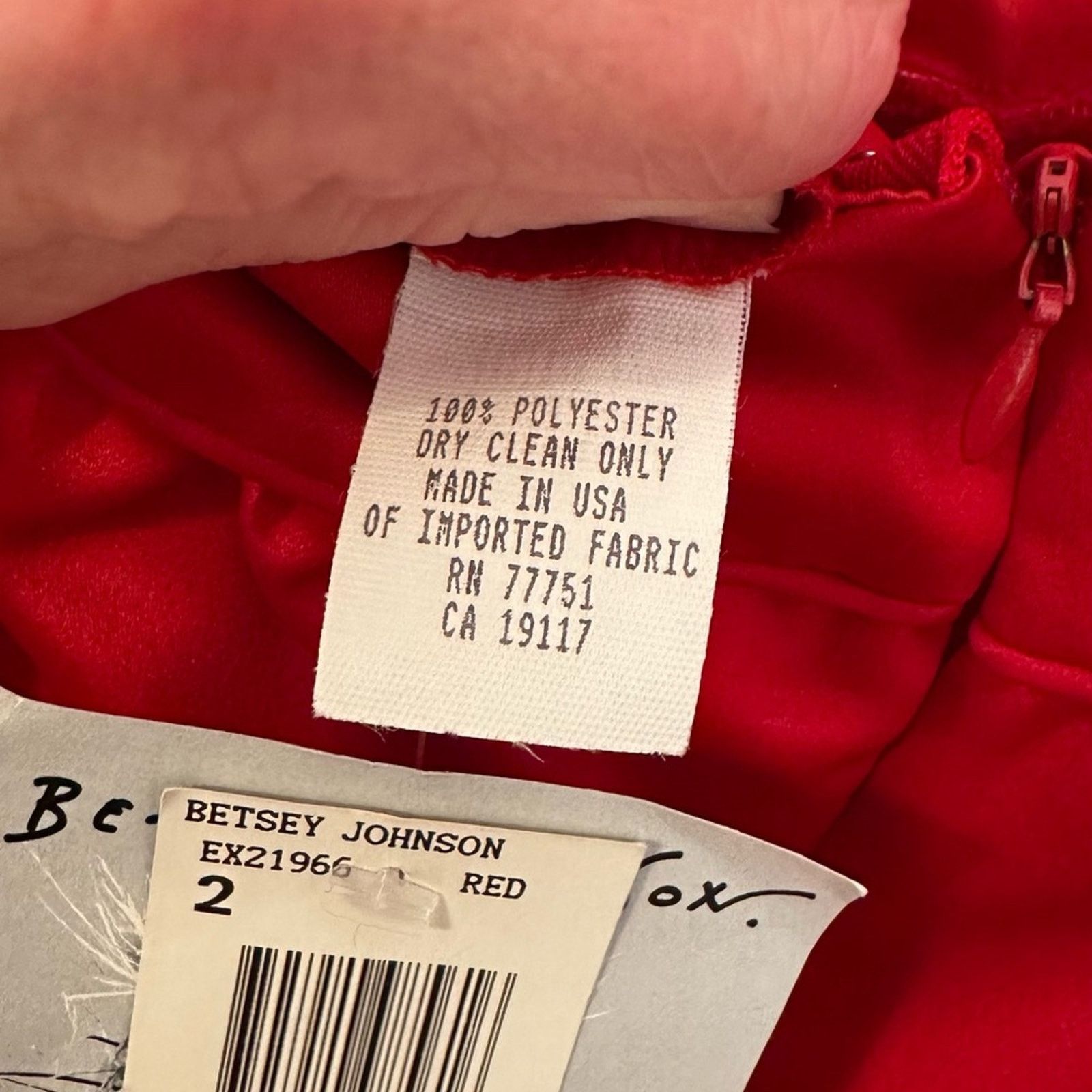 Betsey Johnson Betsey Johnson Red Tulip Layered Midi Dress (NWT, Vintage) Size XS / US 0-2 / IT 36-38 - 7 Thumbnail