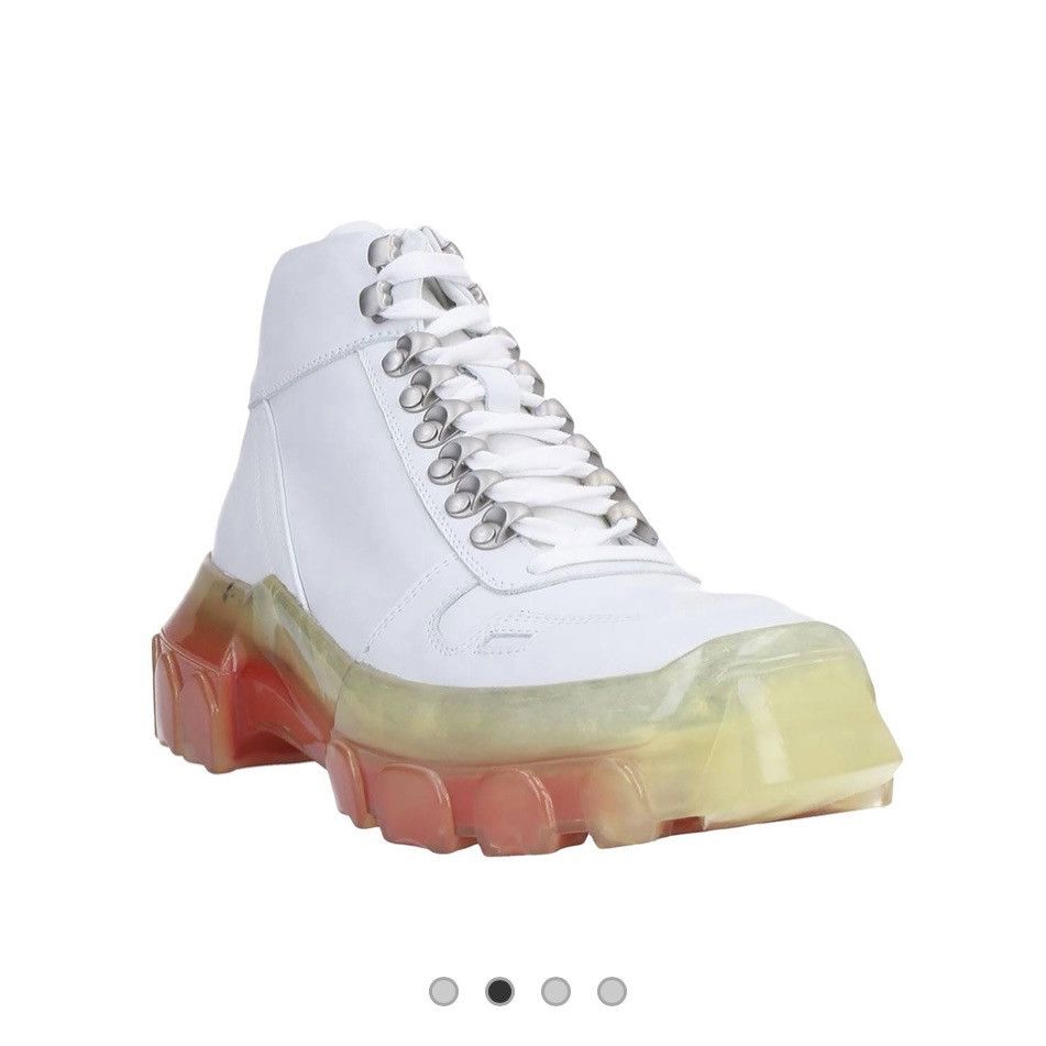 Rick Owens Rick Owens Bubblegum Lace Tractor Boot Sneakers - Sz 41 Size US 8 / EU 41 - 5 Thumbnail