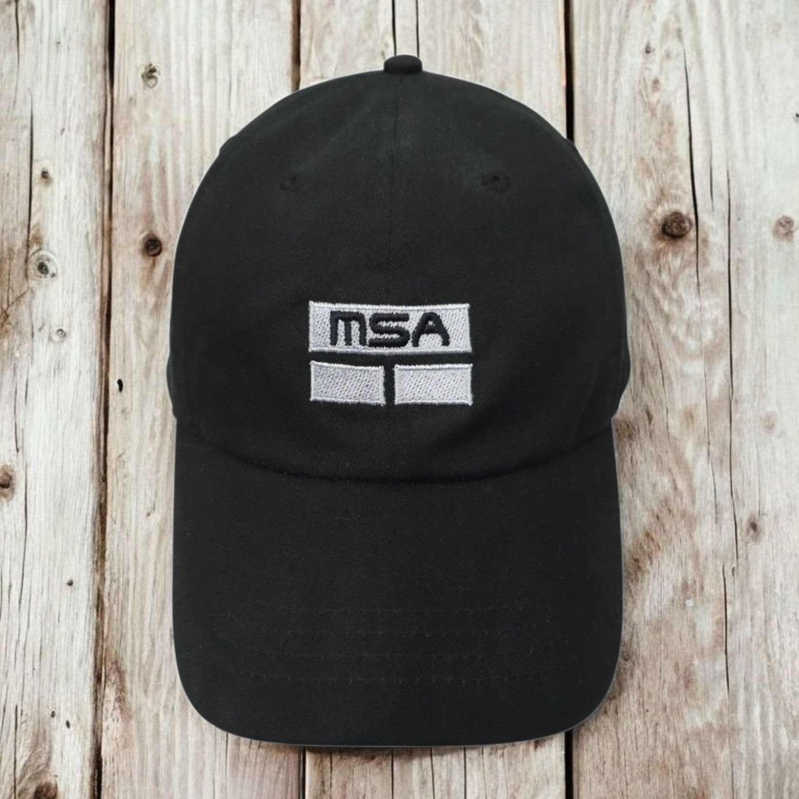 Other MSA Adjustable Tuck Strap Cap Trucker Baseball Embroidered L Size ONE SIZE - 1 Thumbnail