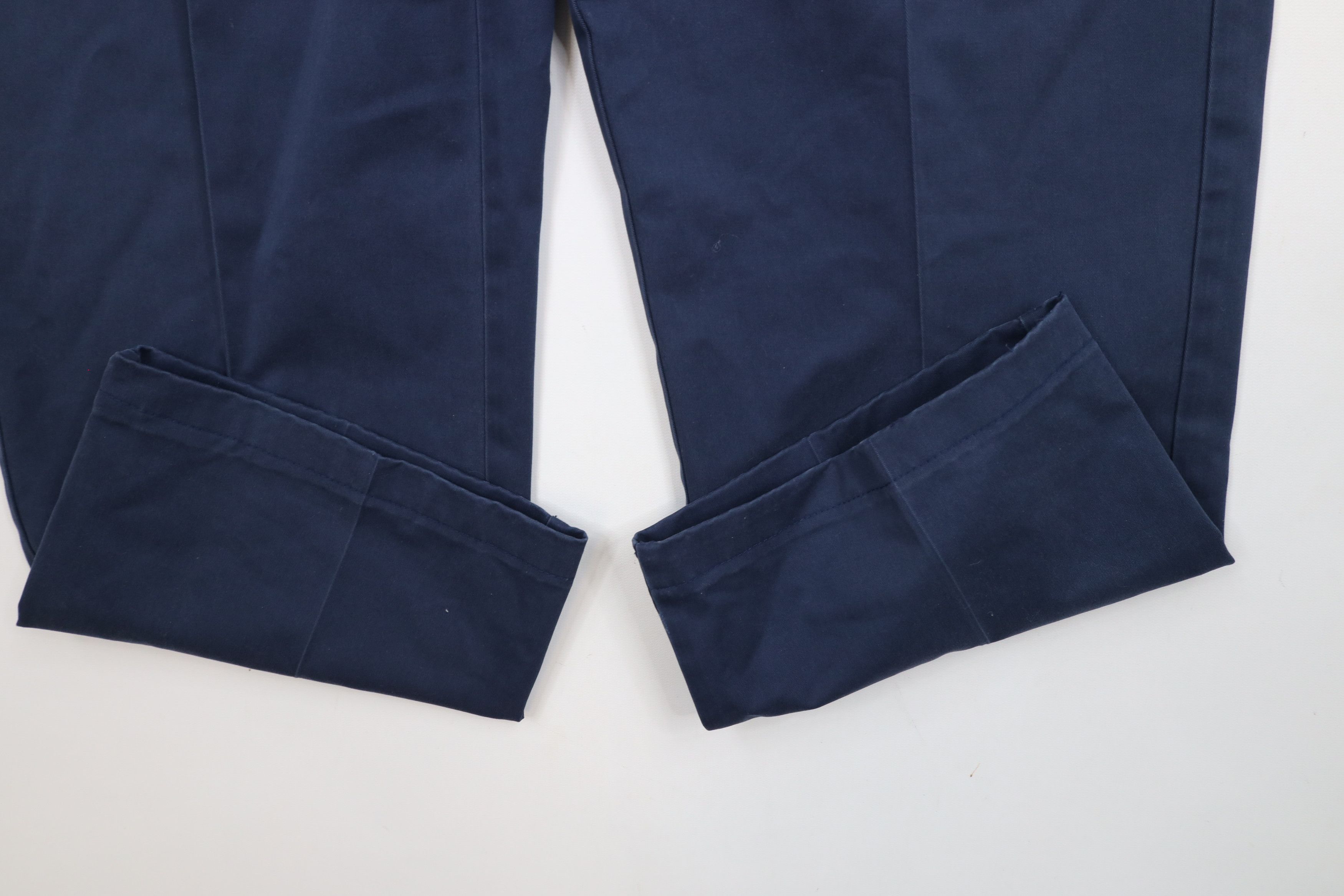 Orvis × Vintage Vintage Orvis Wide Leg Chino Pants Trousers Blue Cotton Size US 40 / EU 56 - 5 Thumbnail