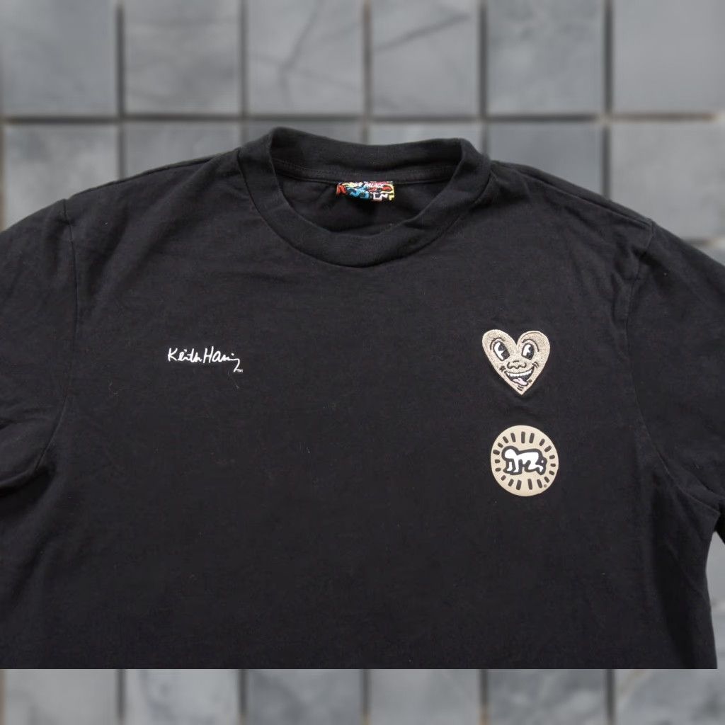 Palace Keith Haring Shirt Mens Small Black Art Graphic Tee Short Sleeve Crew Neck T-Shirt Logo Size US S / EU 44-46 / 1 - 1 Thumbnail