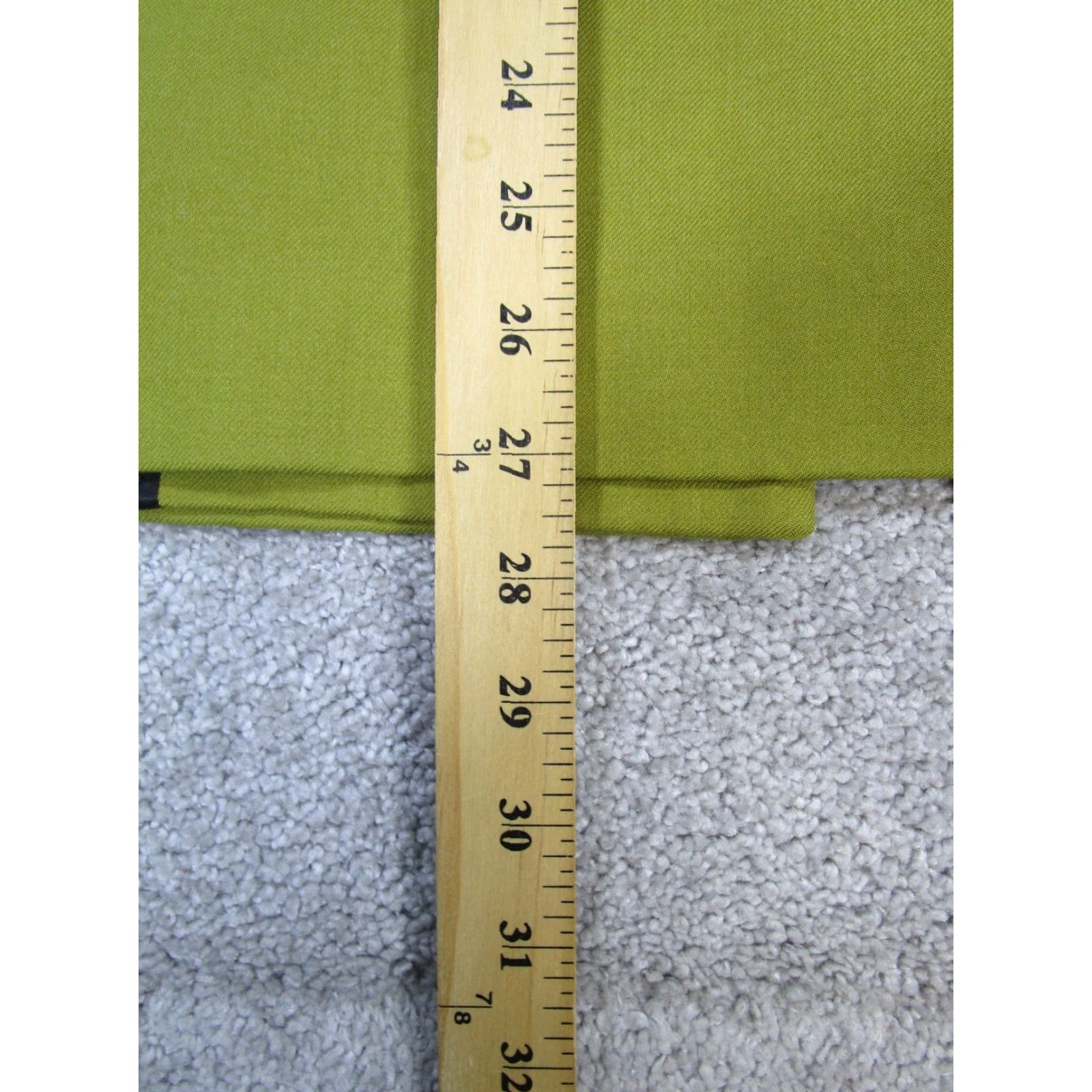 Thebe Magugu VINTAGE Thebe Magugu Wool Jacket Womens Medium Green Solid Mid-Length Long Sleeve Button Closure Fall Womens Size M / US 6-8 / IT 42-44 - 8 Thumbnail
