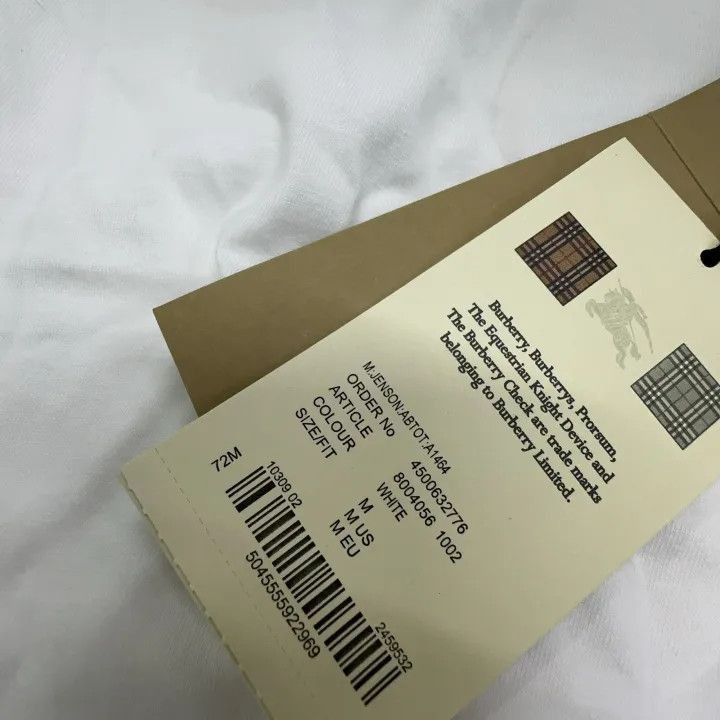 Other Burberry Burberry Classic Logo Cotton Short Sleeve T-Shirt Size US M / EU 48-50 / 2 - 7 Thumbnail