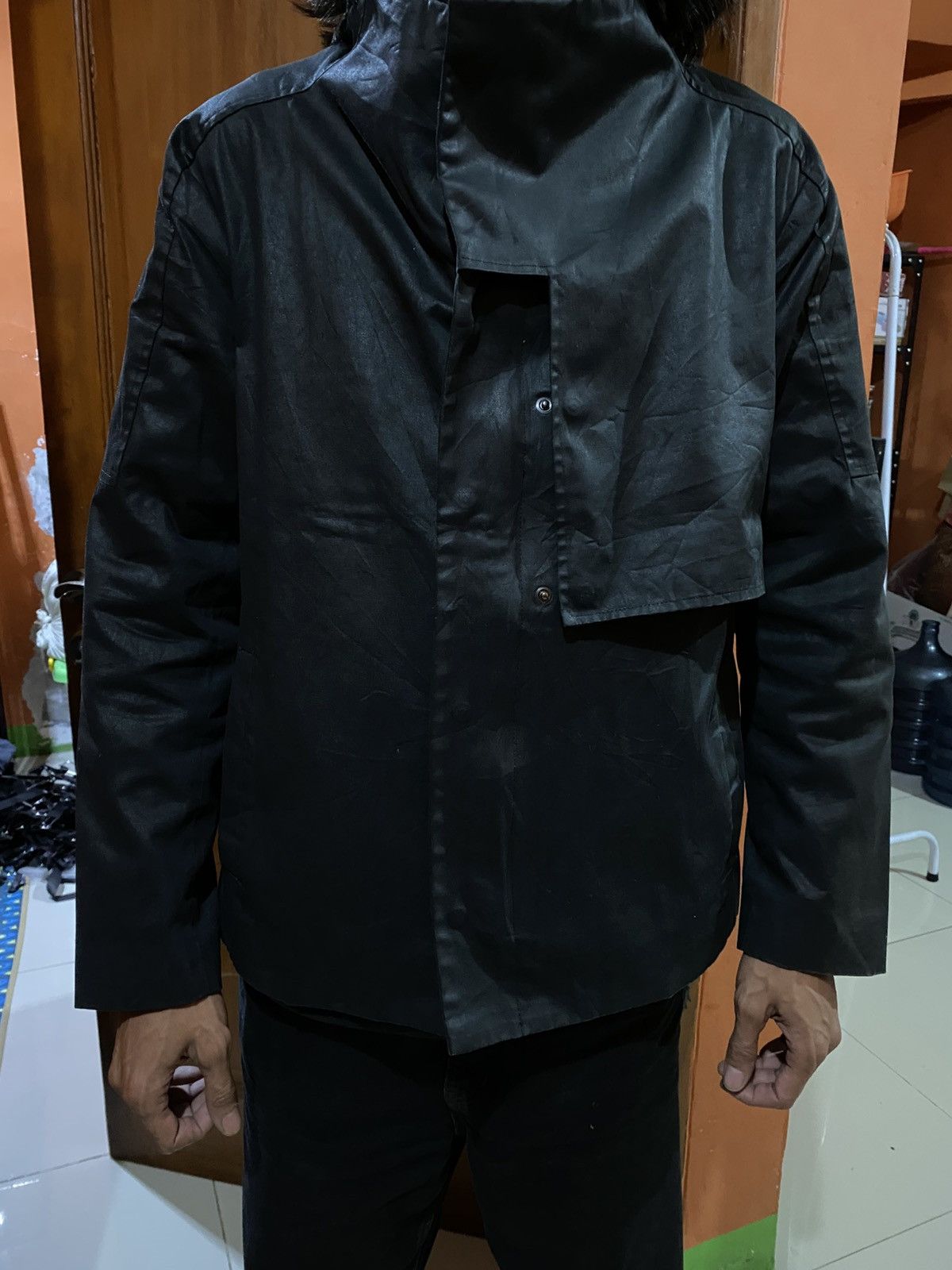 Helmut Lang Helmut Lang Cotton Oil Jacket Size US M / EU 48-50 / 2 - 15 Thumbnail