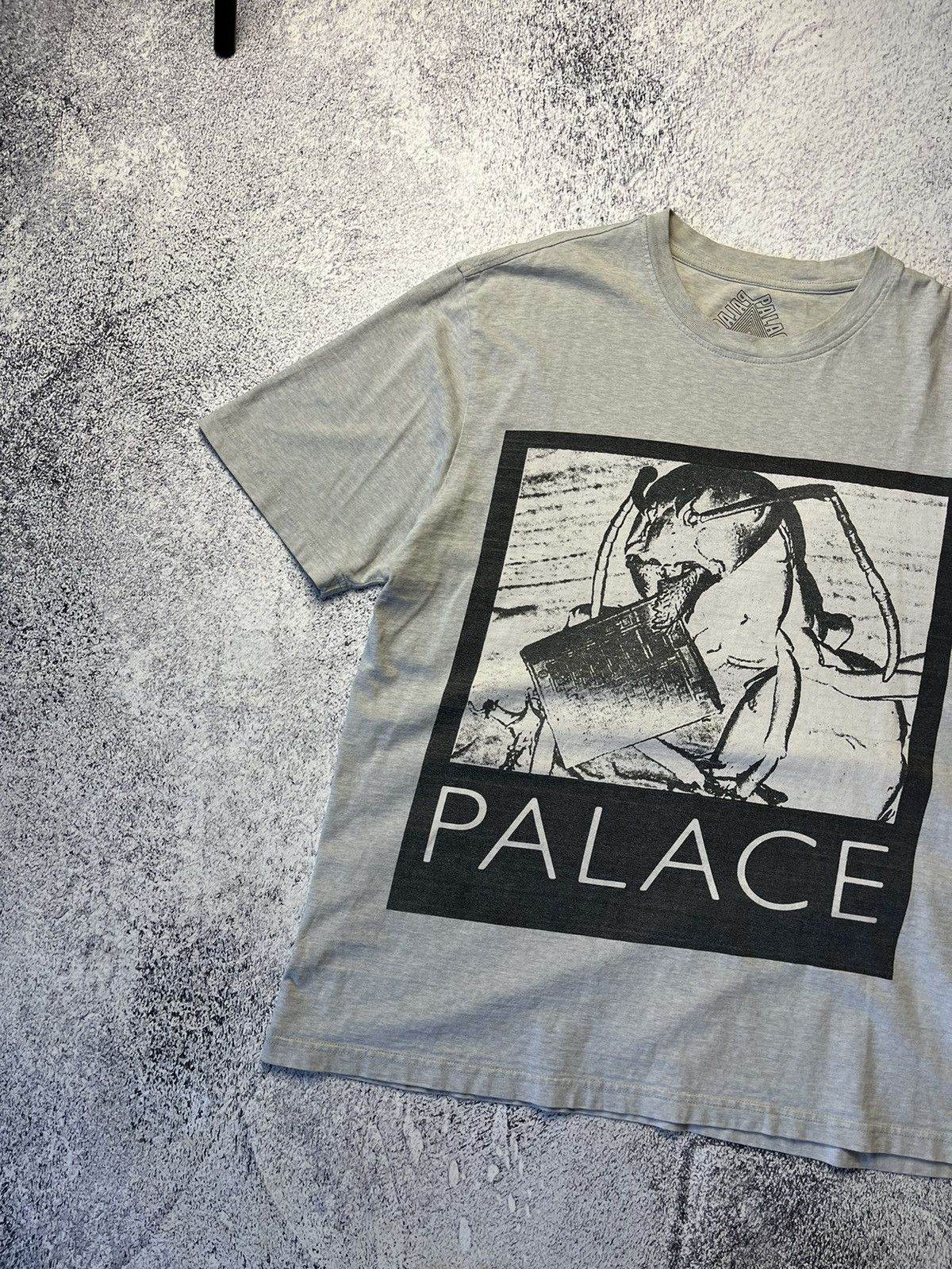 Palace Palace Big Logo T-Shirt Gray Streetwear Vintage Size US XL / EU 56 / 4 - 2 Thumbnail