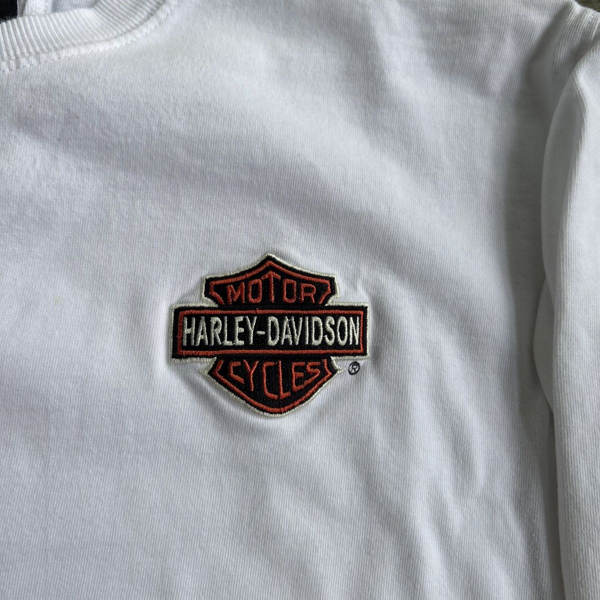 Harley Davidson Vintage Harley Davidson Embroidered Logo Long Sleeve T Shirt Size US XXL / EU 58 / 5 - 5 Thumbnail