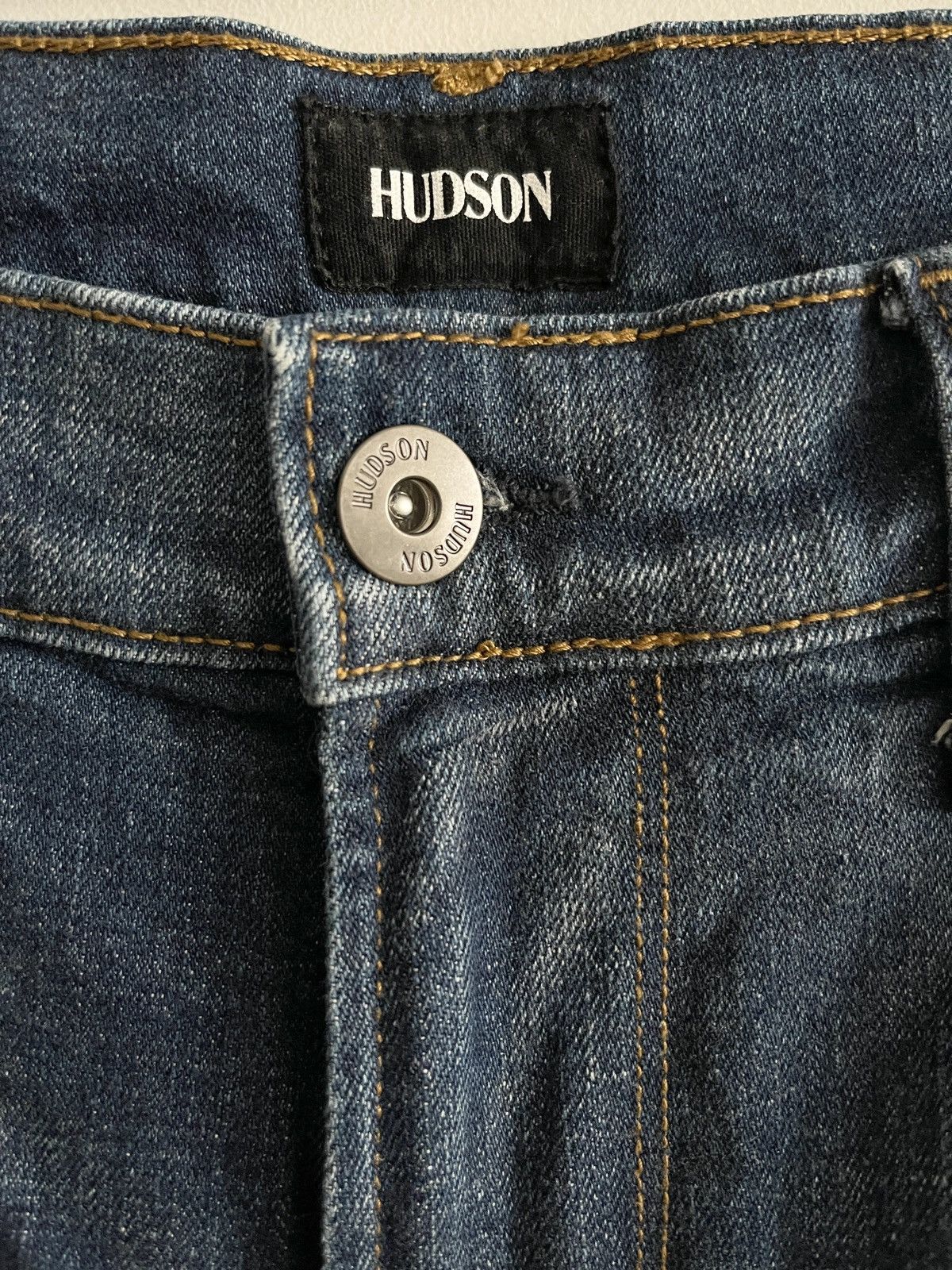 Hudson STEAL! 2000s Hudson Jeans Distressed Washed Denim Size US 36 / EU 52 - 8 Thumbnail