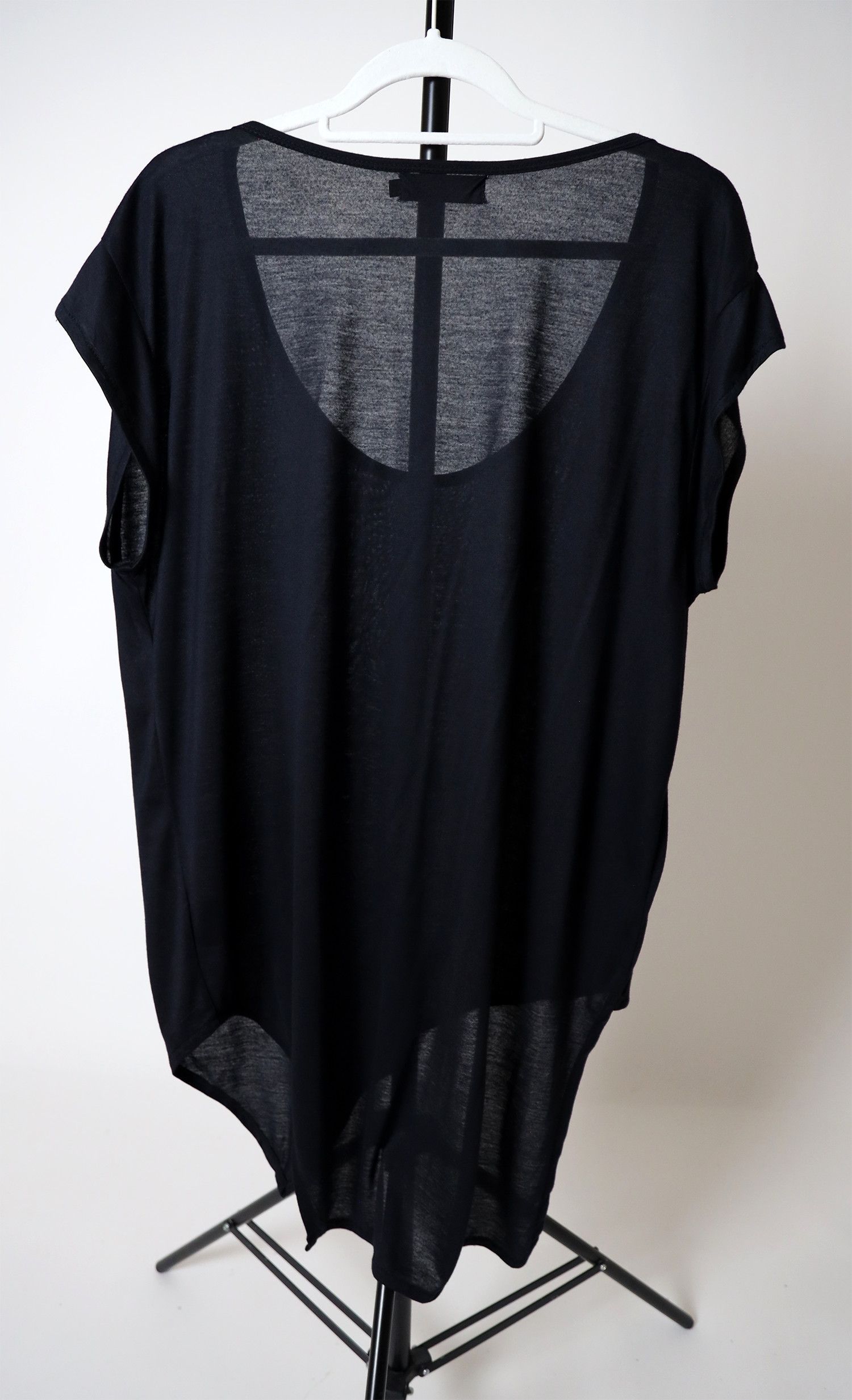 Other Deep Scooped Black T-Shirt Size US M / EU 48-50 / 2 - 3 Thumbnail