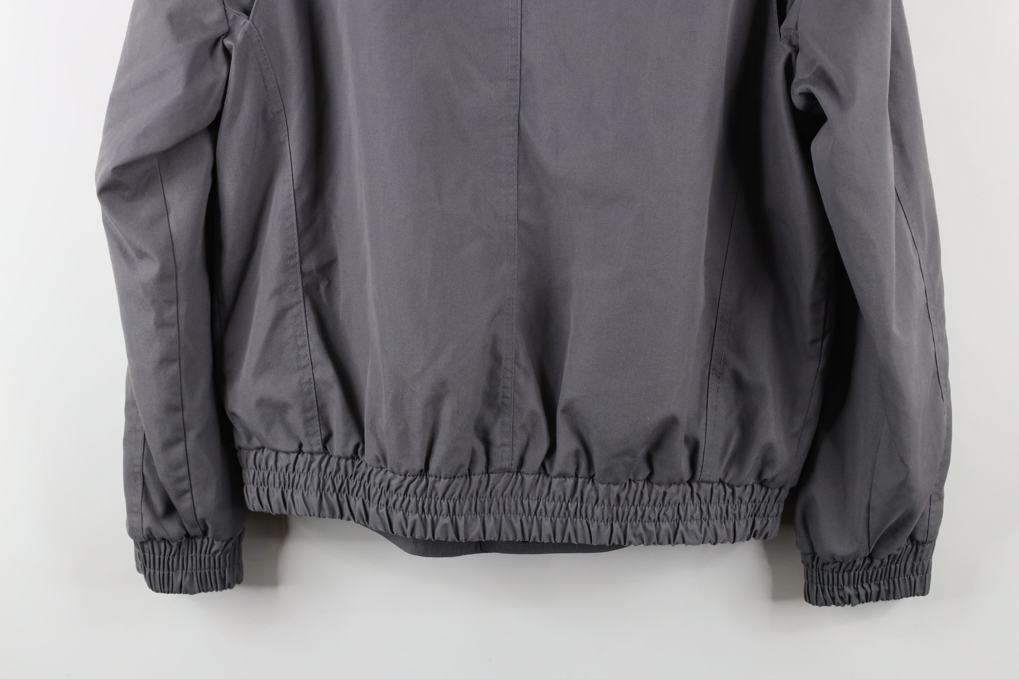 Vintage Vintage 90s Streetwear Hooded Full Zip Bomber Jacket Gray Size US XXL / EU 58 / 5 - 13 Thumbnail