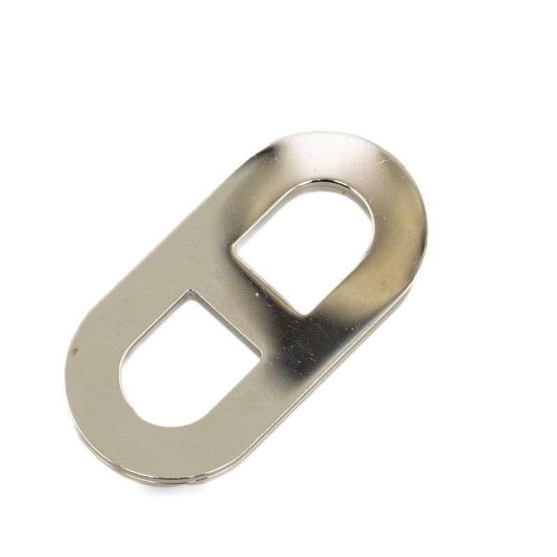 image of Hermes Chaîne D'ancre Recto-Verso Two Tone Scarf Ring in Silver, Women's