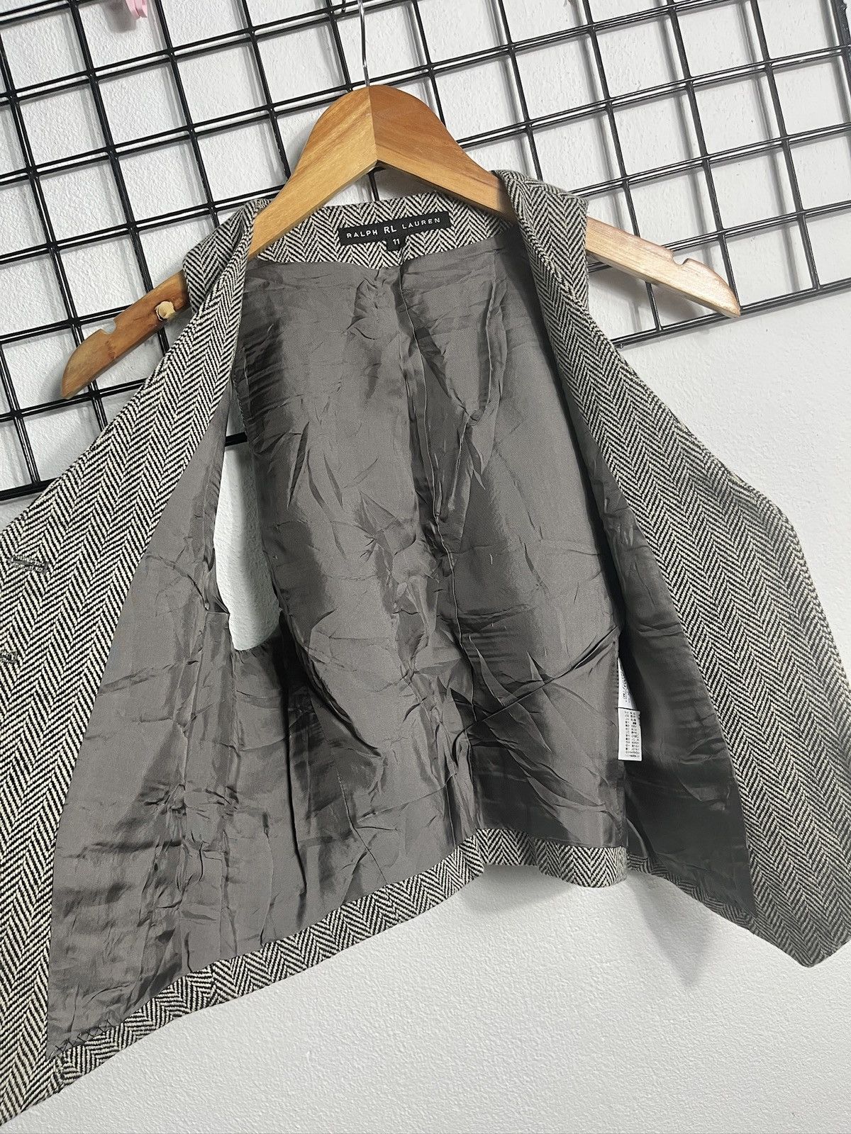Ralph Lauren Ralph RL Lauren Herringbone Tweed Vest Size US XXS / EU 40 - 7 Thumbnail