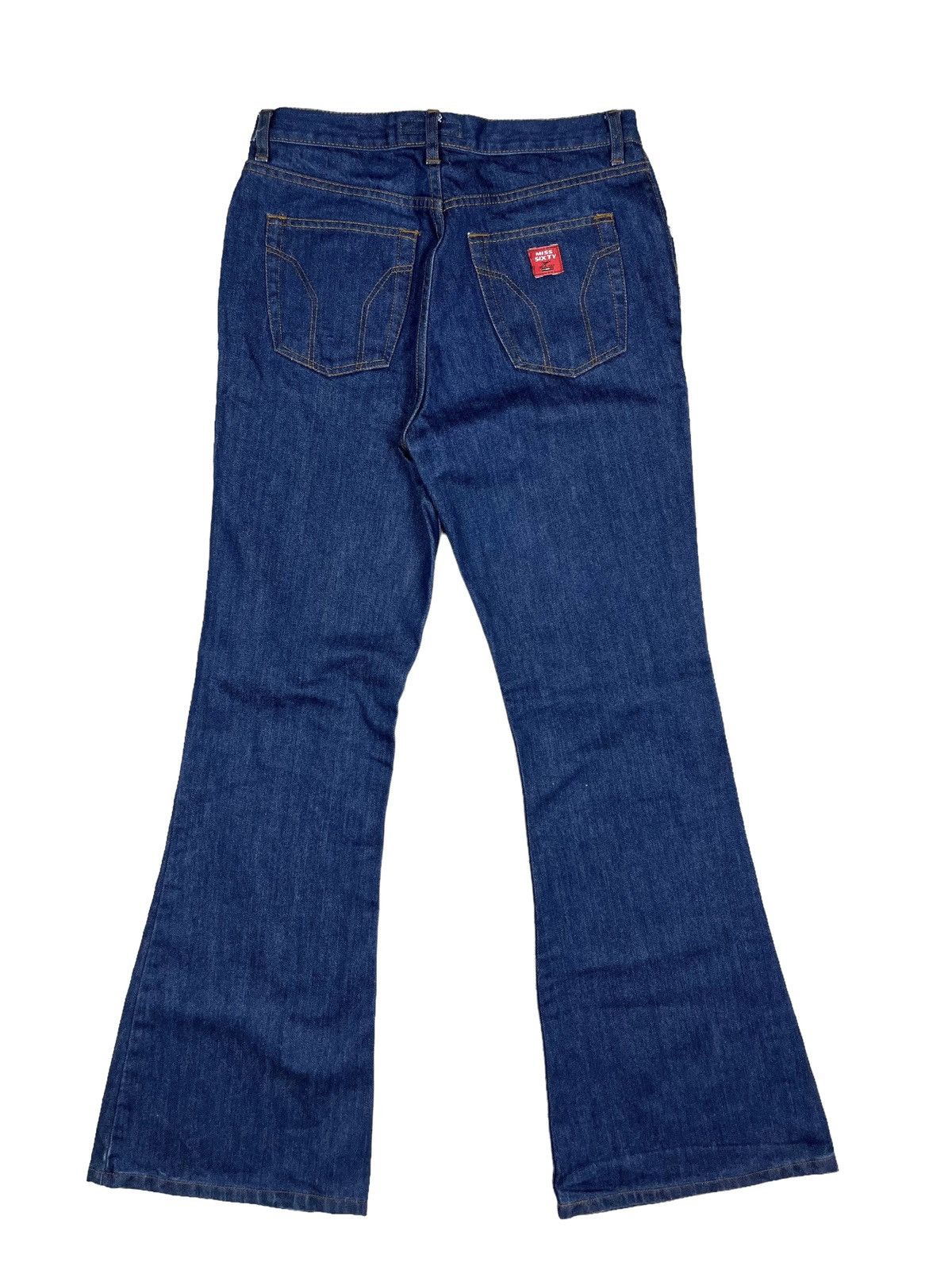Vintage Vintage 90s Miss Sixty Flared Jeans Italy y2k Denim Size 32" / US 10 / IT 46 - 1 Thumbnail