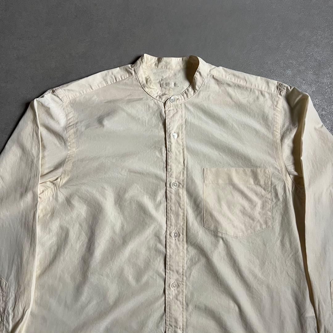 Comoli COMOLI 2017SS Band Collar Cotton Shirt Size 1 Size US S / EU 44-46 / 1 - 2 Thumbnail