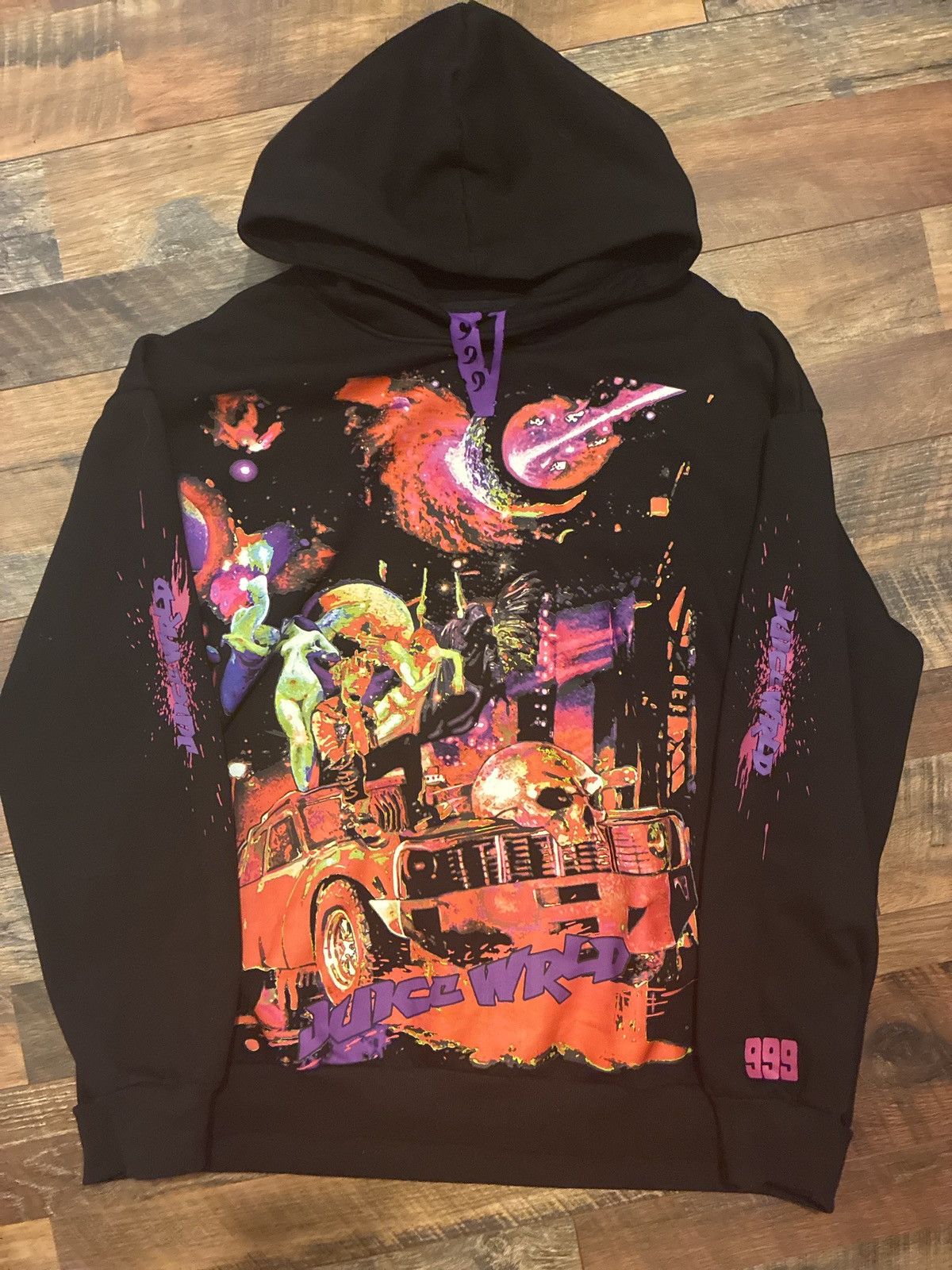 Vlone Juice Wrld x Vlone Galaxy Hoodie Size US XXL / EU 58 / 5 - 4 Thumbnail