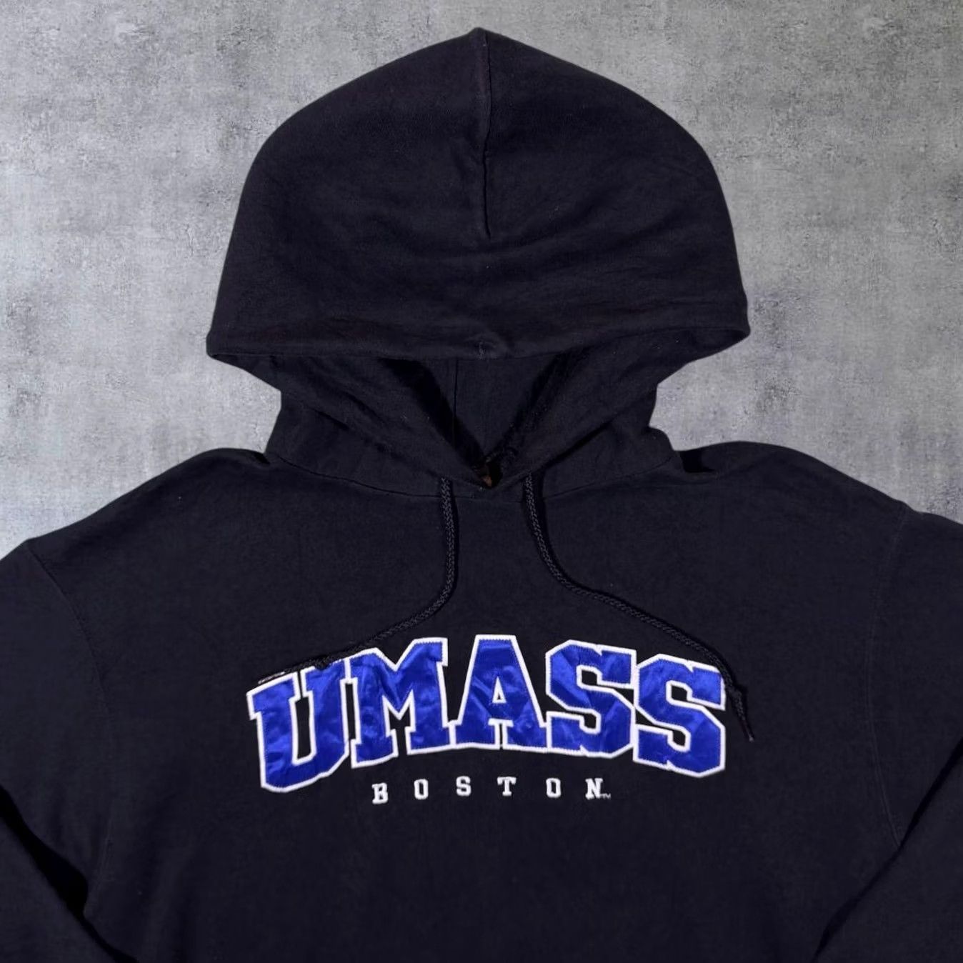 Champion Champion Eco "UMASS Boston" Embroidered College Graphic Black Hoodie Large Size US L / EU 52-54 / 3 - 4 Thumbnail