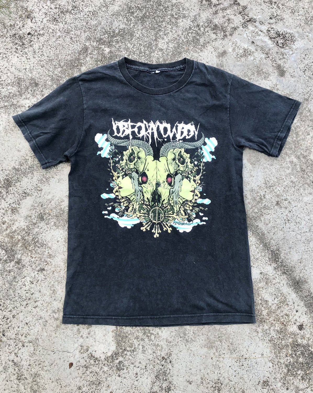 Band Tees × Vintage VTGE JOB FOR A COWBOY BAND TEE Size US XS / EU 42 / 0 - 1 Thumbnail