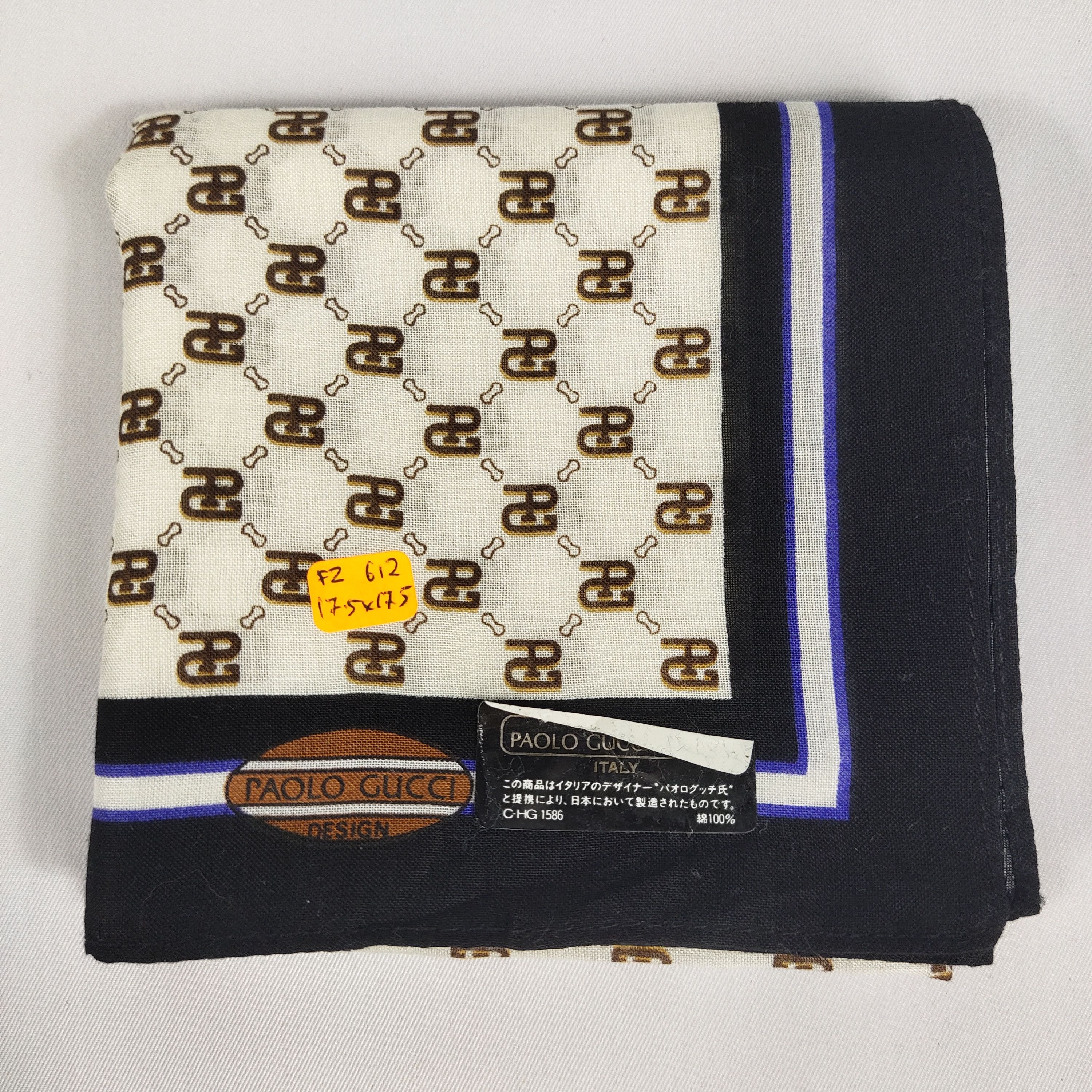 Paolo Gucci Paolo Gucci Handkerchief / Neckerchief / Bandana FZ612 Size ONE SIZE - 2 Thumbnail
