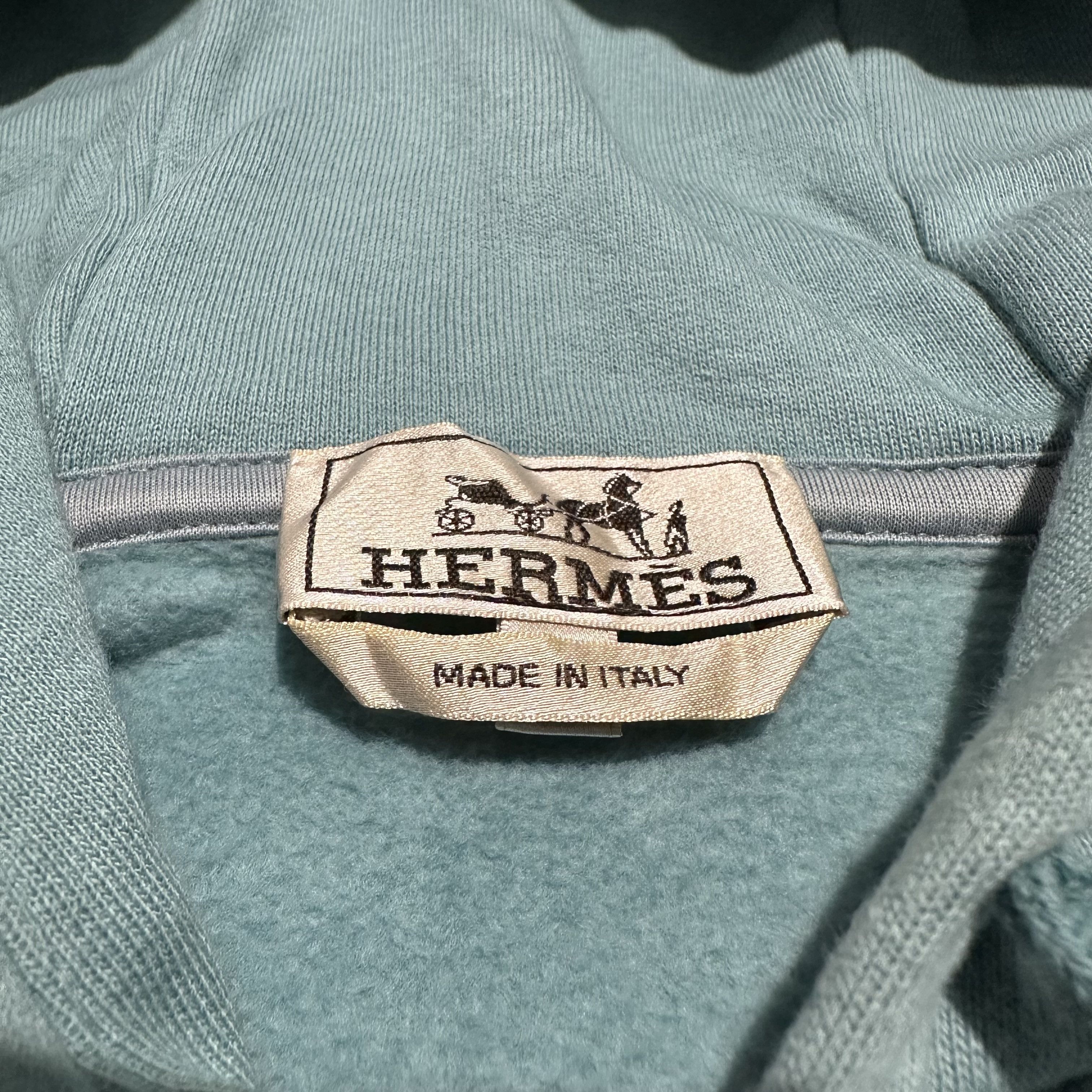 Hermes Hermes Runway Rare SS 2022 Leather Horse Hoodie Size US M / EU 48-50 / 2 - 3 Thumbnail