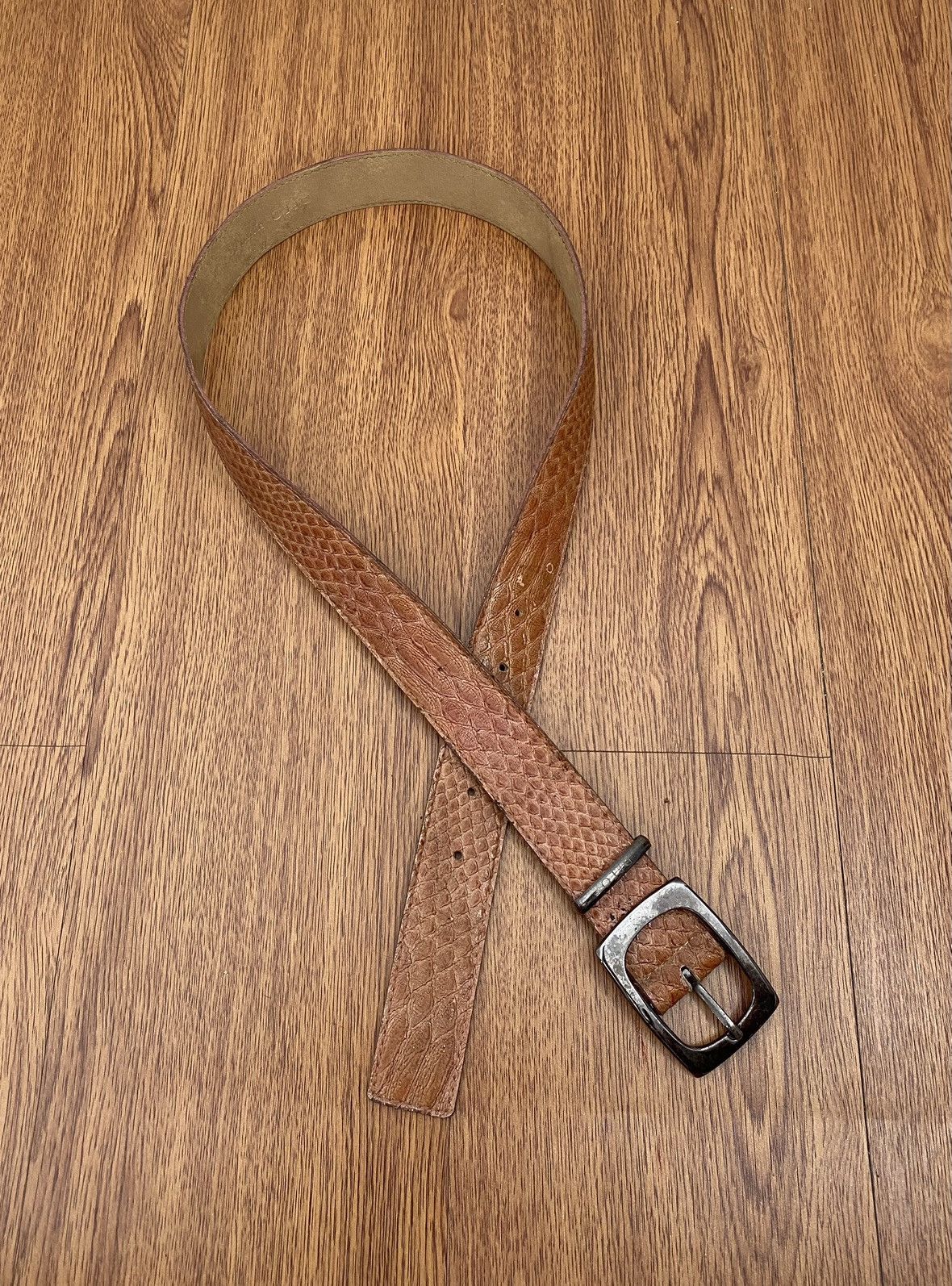If Six Was Nine Snakeskin belt Size ONE SIZE - 1 Thumbnail