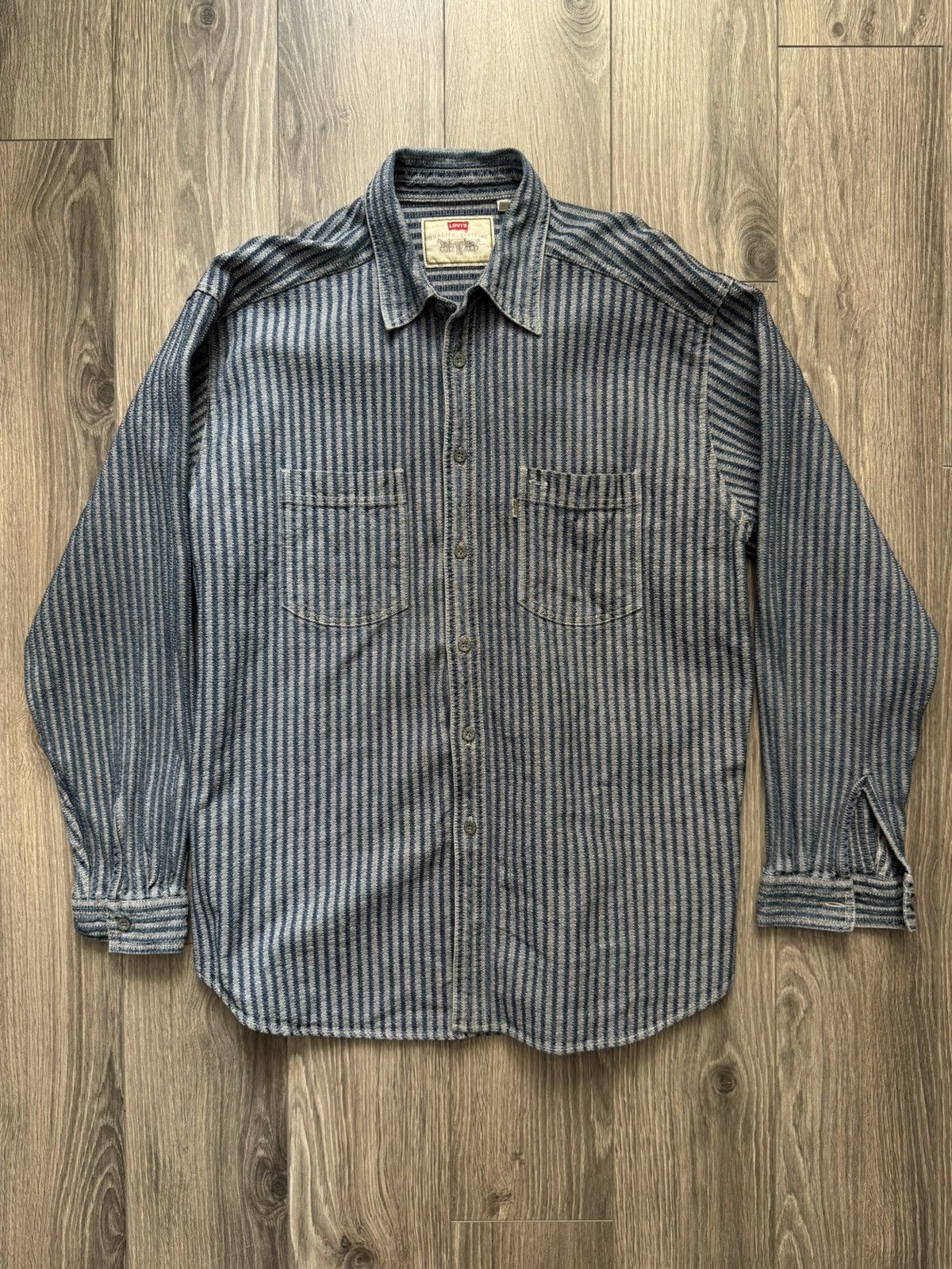 Levi's Levi’s Jeans Vintage Western stripped button-up shirt Size US XL / EU 56 / 4 - 1 Thumbnail