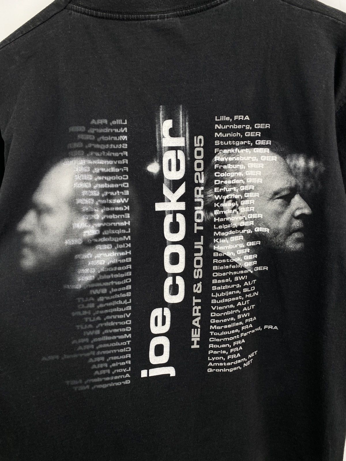 Fruit Of The Loom Vintage Joe Cocker Heart Soul Tour 2005 Band T-Shirt Retro Size US M / EU 48-50 / 2 - 7 Thumbnail