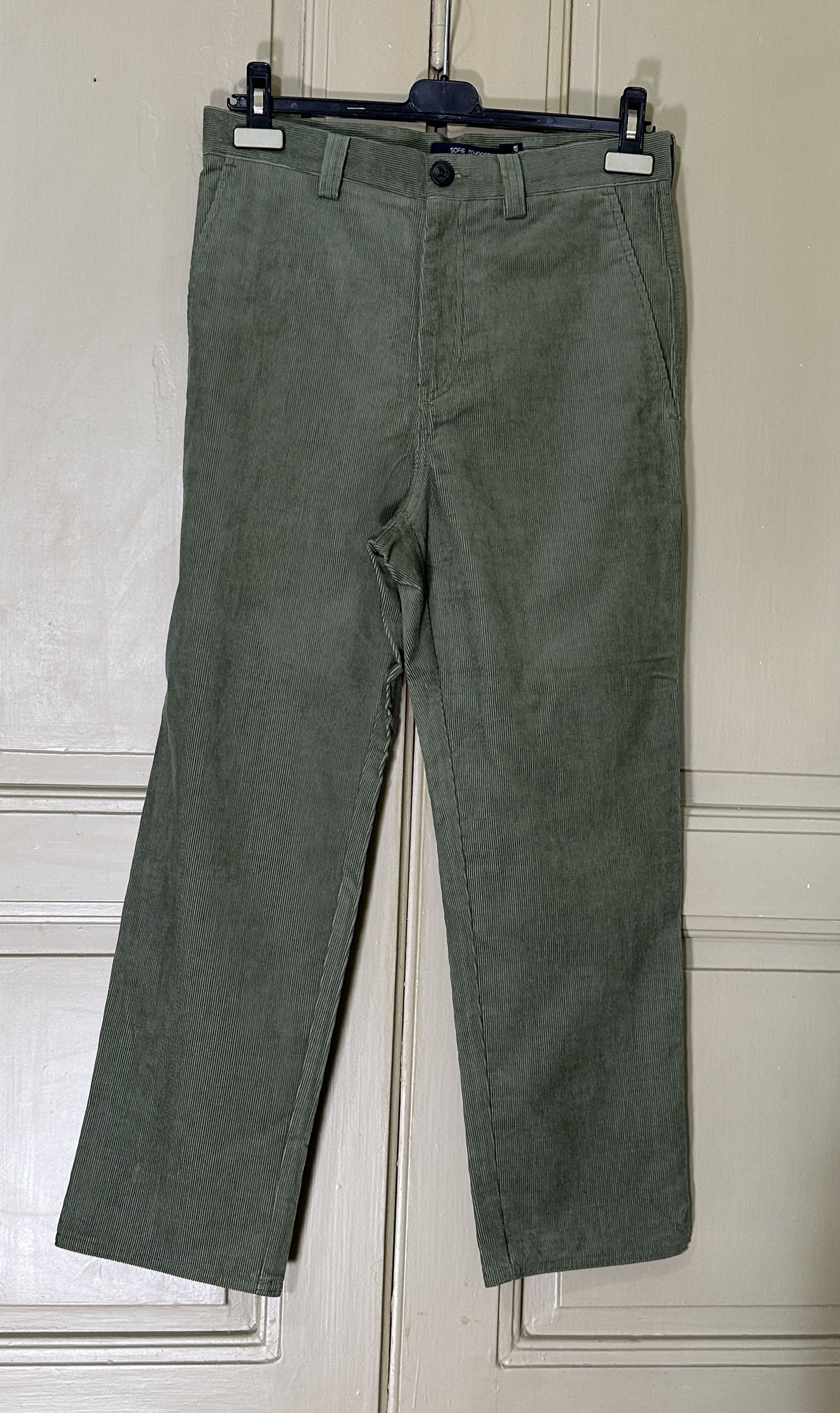 SOFIE D'HOORE Sage green Trouser Corduroy Size 26" / US 2 / IT 38 - 4 Thumbnail