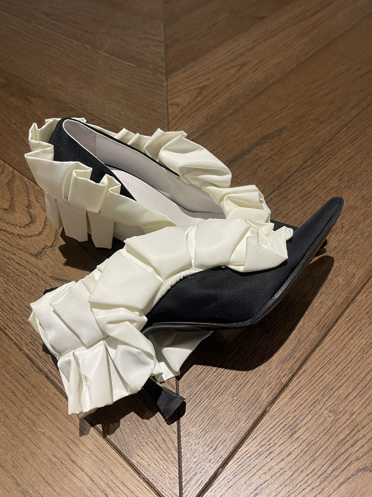 Maison Margiela Masion margiela MM6 floral heels Size US 6 / IT 36 - 3 Thumbnail