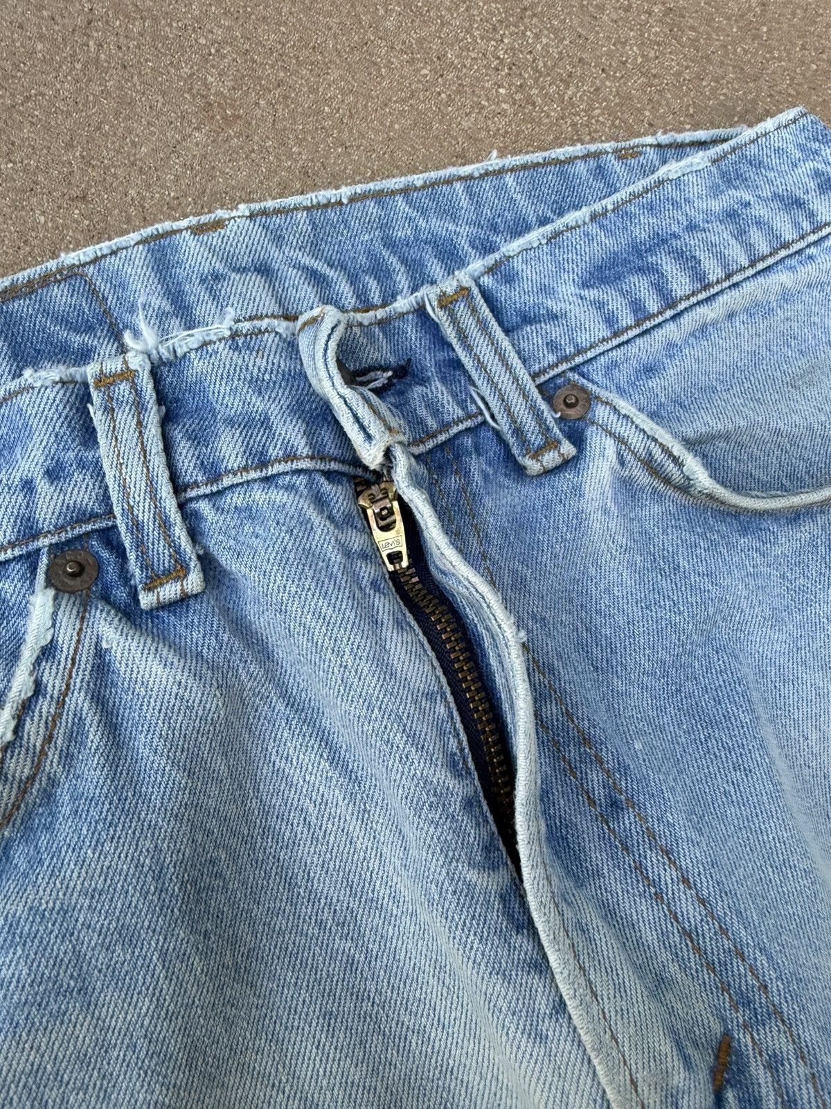 Levi's Vintage 80’s Levi’s 505 Orange Tab Faded Denim Jeans 29x29 Size US 29 - 5 Thumbnail