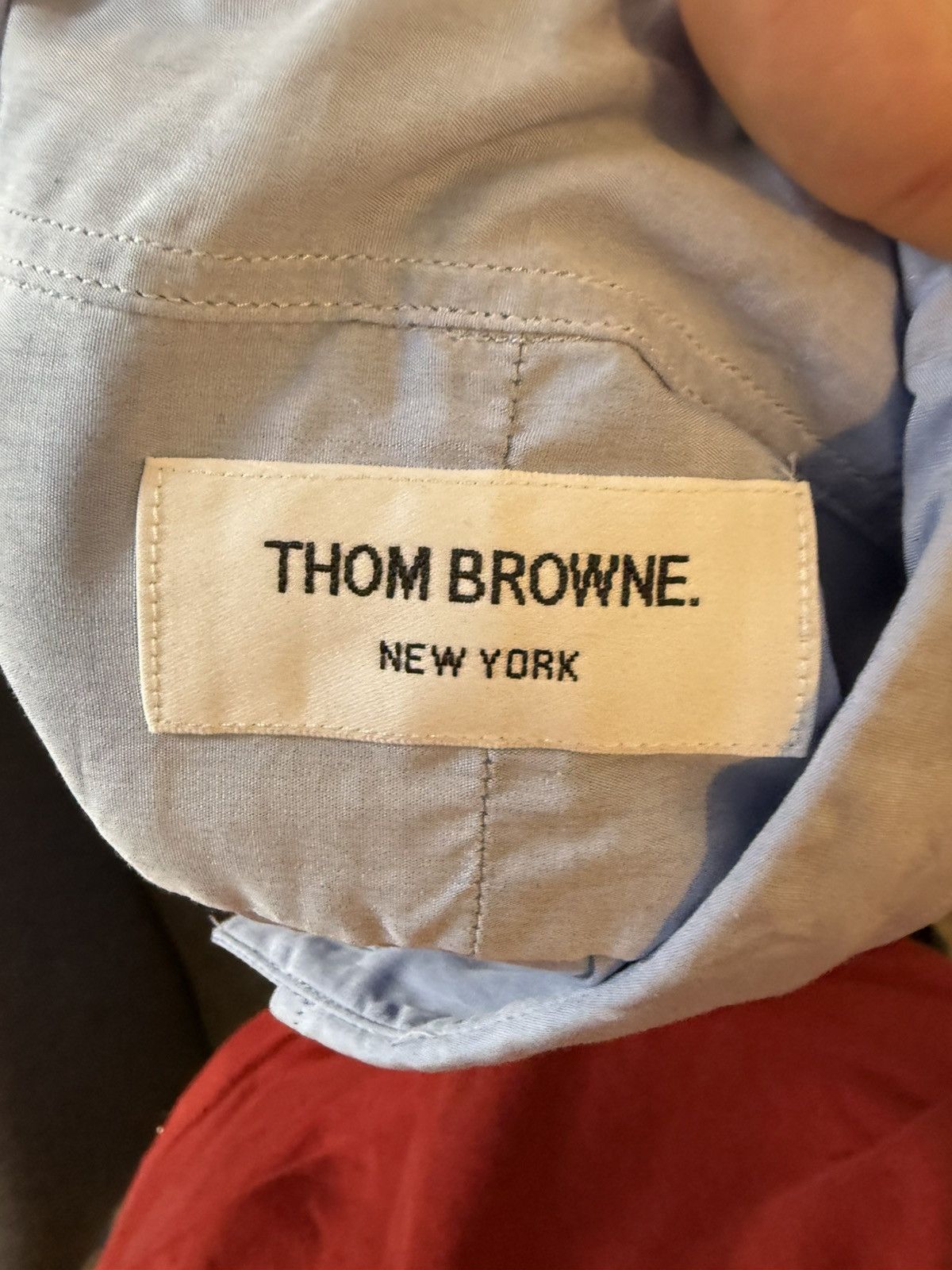 Thom Browne Thom Browne triple stripe button up shirt sz 1 Size US S / EU 44-46 / 1 - 5 Thumbnail