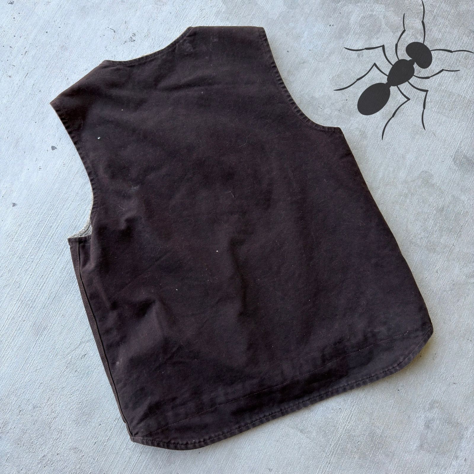 Carhartt × Vintage Carhartt V26 DKB brown work wear vest Size US L / EU 52-54 / 3 - 4 Thumbnail