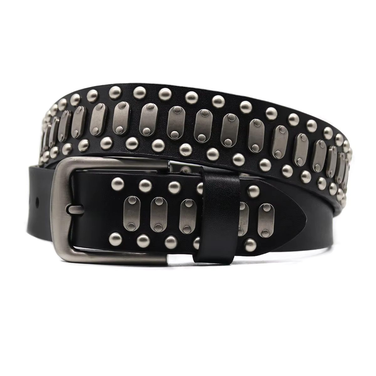 Jewelry Heavy Metal Rivet Dark Belt Size ONE SIZE - 3 Thumbnail