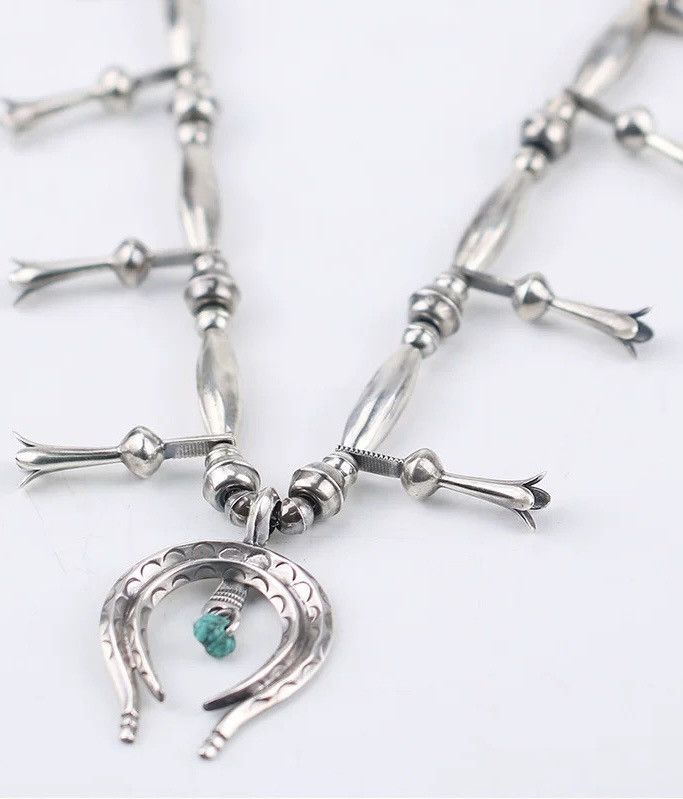 Other Visvim style Navajo Silver Squash Blossom Necklace Size ONE SIZE - 9 Thumbnail
