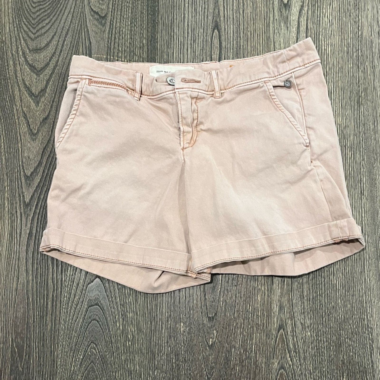 Anthropologie Pilcro & the Letterpress Womens Hypen Shorts Light Pink Size 28" / US 6 / IT 42 - 1 Thumbnail