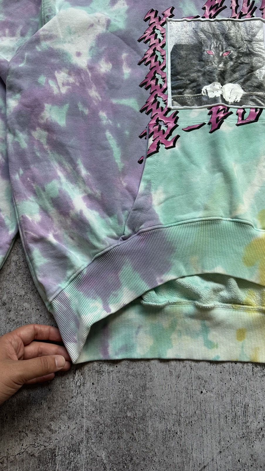 Diesel DIESEL HOOK TIE-DYE OVERSIZED HOODIE Size XS / US 0-2 / IT 36-38 - 5 Thumbnail