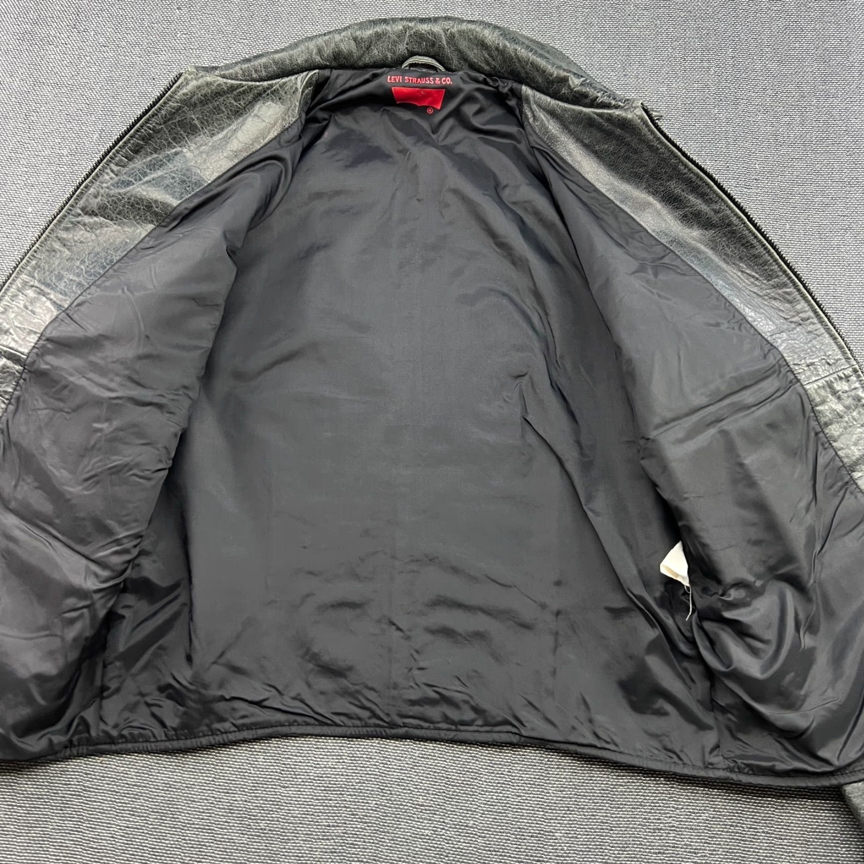 Levi's Levi's Mens Jacket Leather Motorcycle Biker Black Skull Medium Size M Vintage No XS? Size US M / EU 48-50 / 2 - 3 Thumbnail