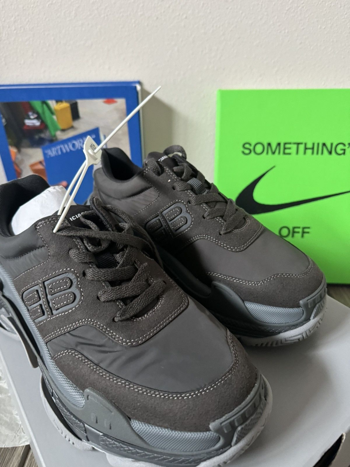 Balenciaga Balenciaga BB Nylon Triple S Sneakers Size US 6 / EU 39 - 3 Thumbnail