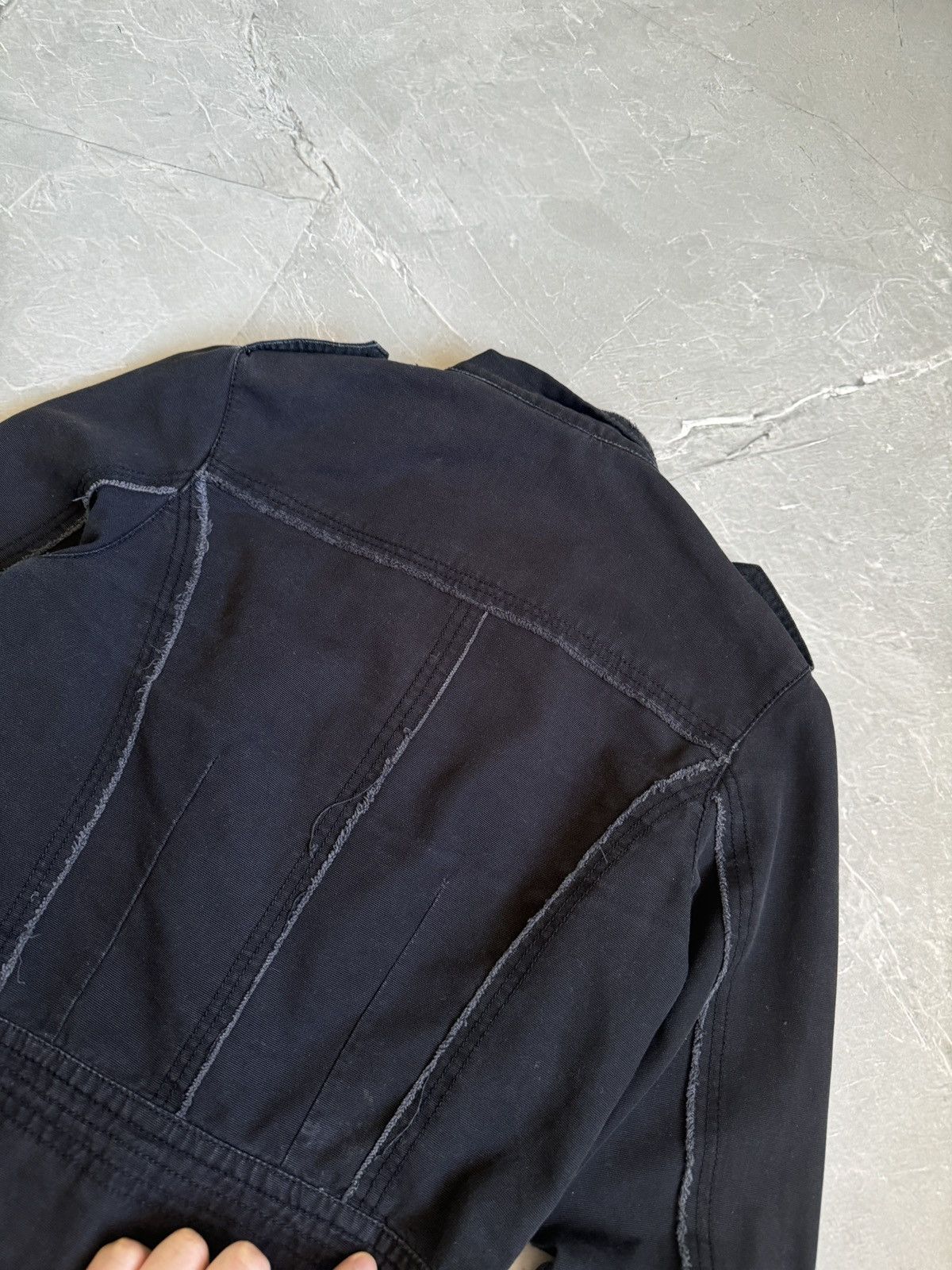 Hysteric Glamour 00s Military Napoleon Denim Jacket PPFM Balmain Style Y2k Size S / US 4 / IT 40 - 18 Thumbnail