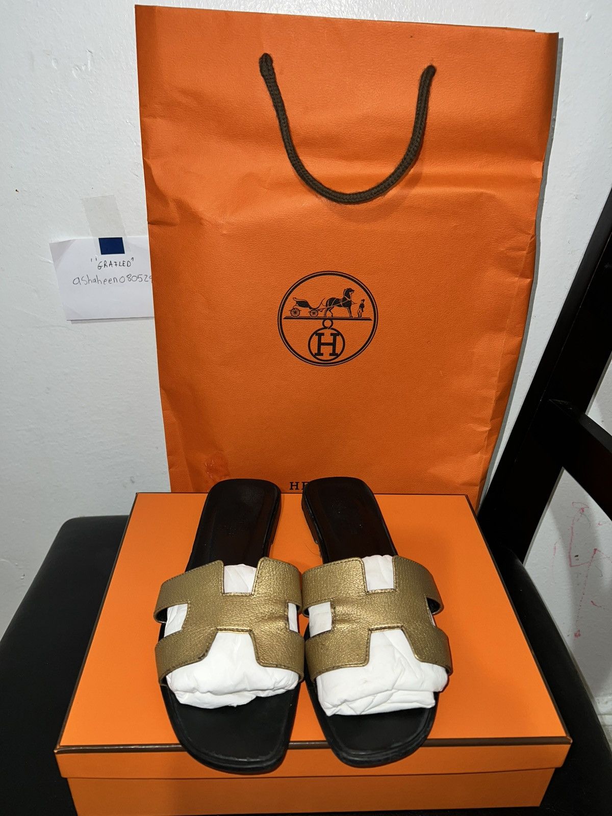 Hermes Hermes sandals Slip on Slippers Slides Size US 7 / IT 37 - 3 Thumbnail
