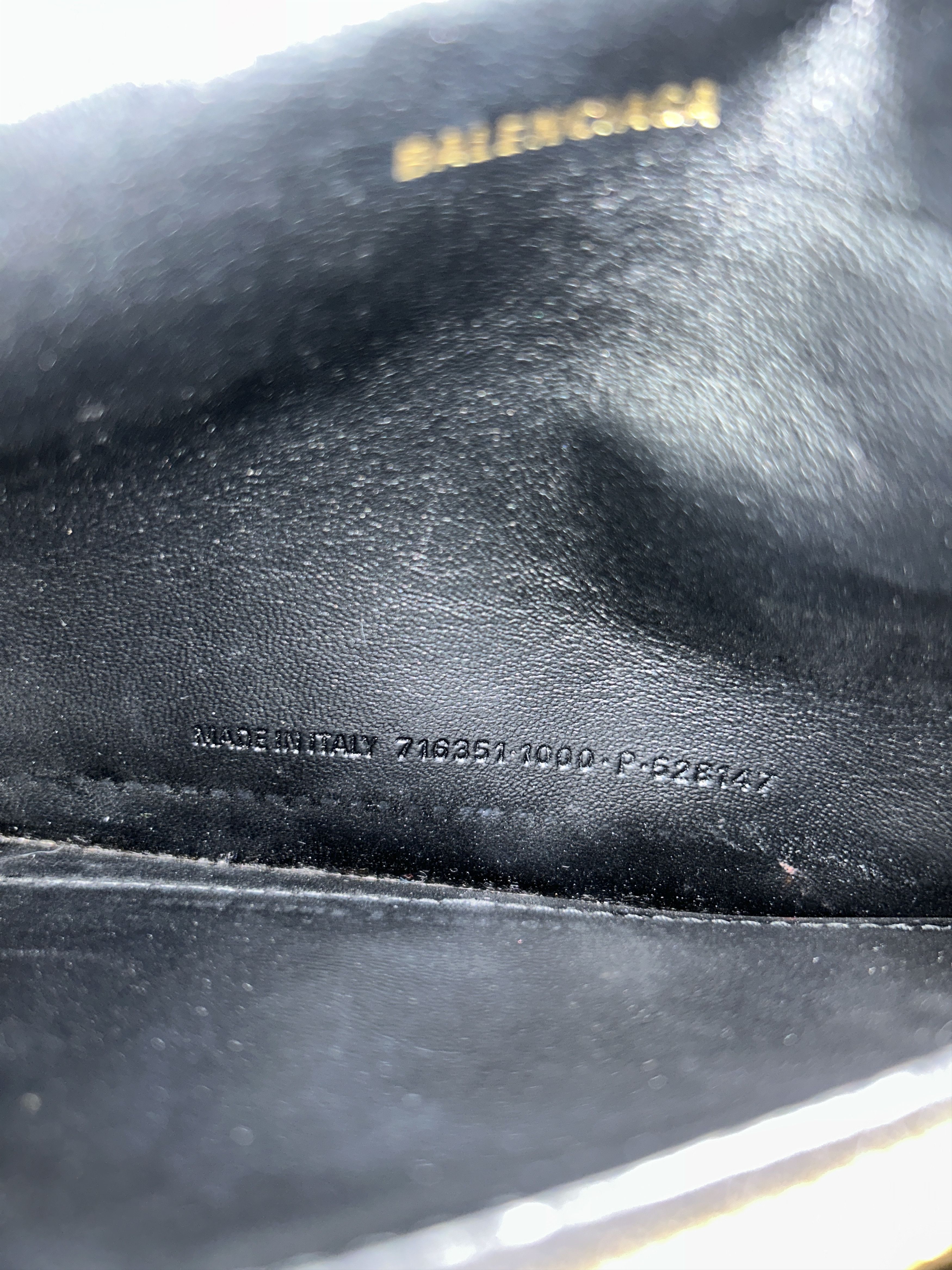 Balenciaga Balenciaga hourglass in black embossed calf leather Size ONE SIZE - 20 Thumbnail